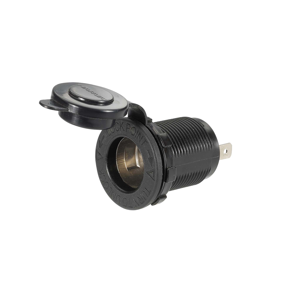 NARVA FLUSH CIG SOCKET BLACK