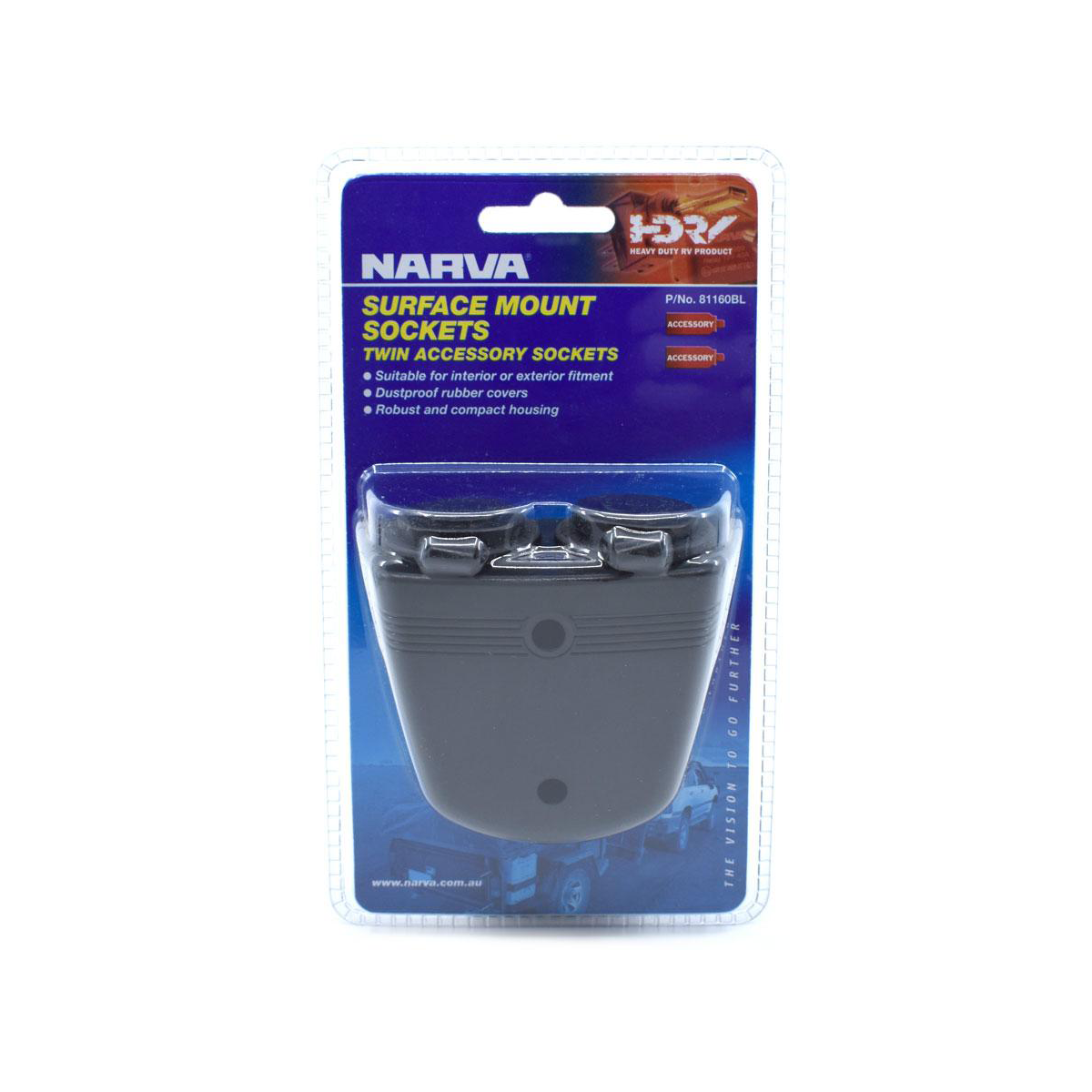 NARVA CIG/CIG SURFACE MOUNT BLACK