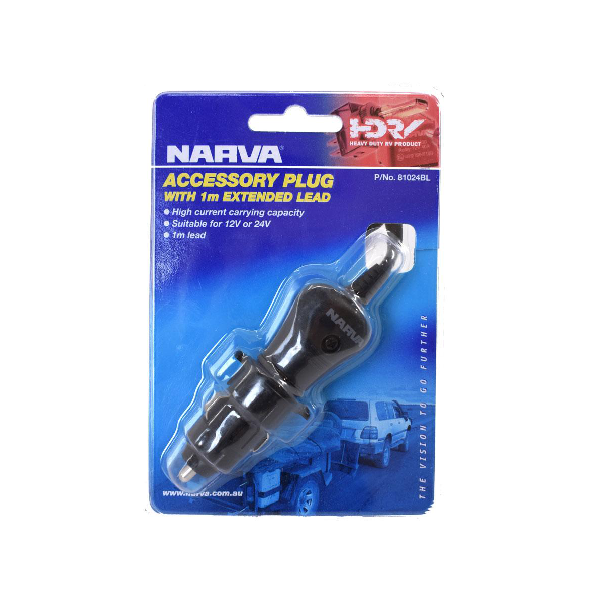NARVA CIG PLUG WITH 1M TAIL