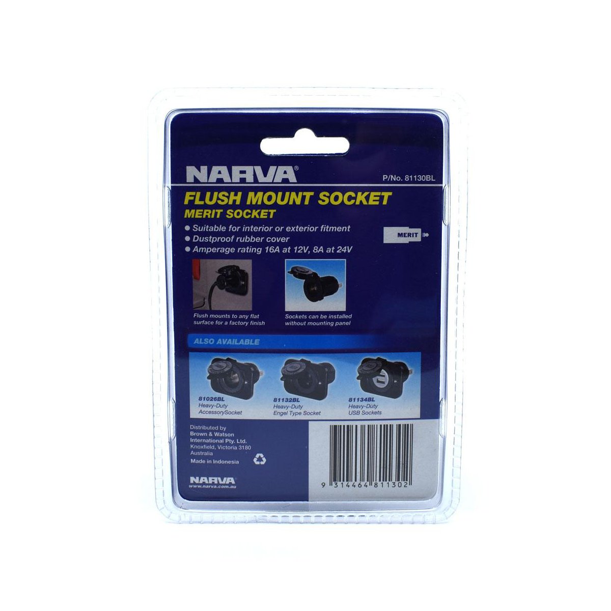 NARVA FLUSH MERIT SOCKET