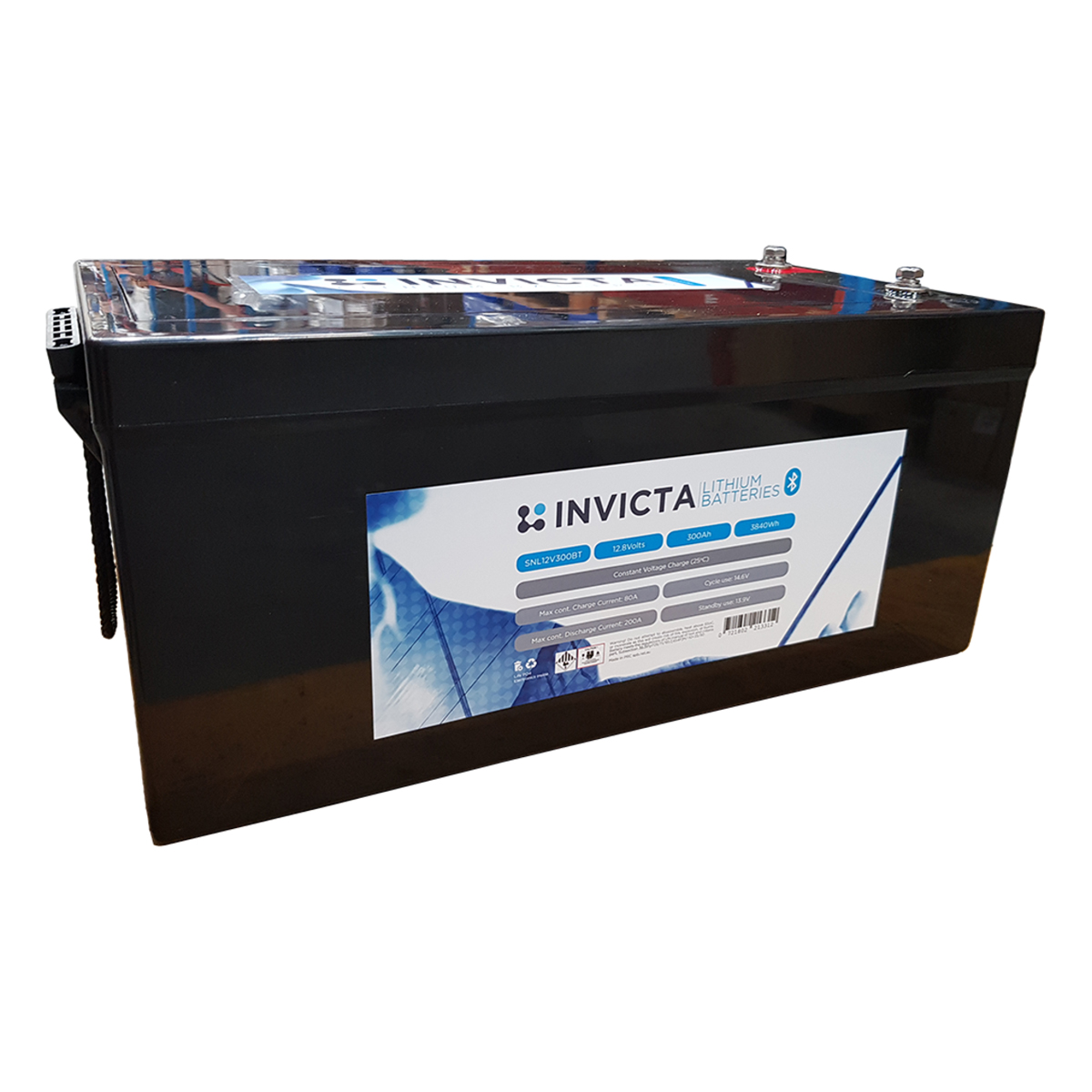 INVICTA LITHIUM 12V 300AH LIFEPO4 BATTERY BLUETOOTH