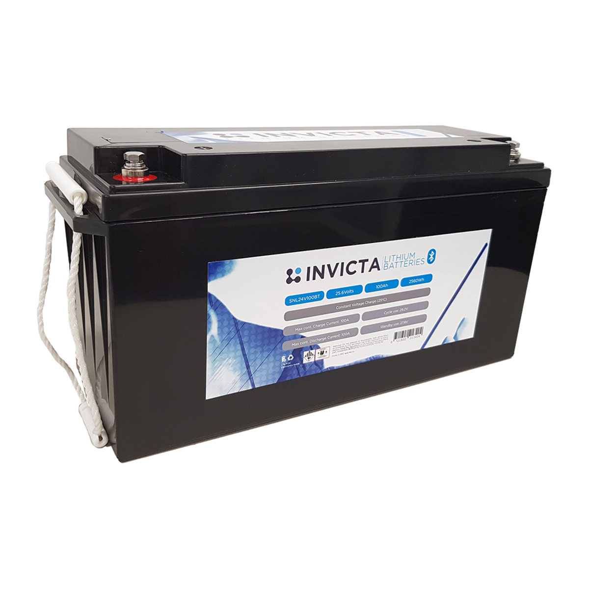 INVICTA LITHIUM 24V 100AH LIFEPO4 BATTERY BLUETOOTH