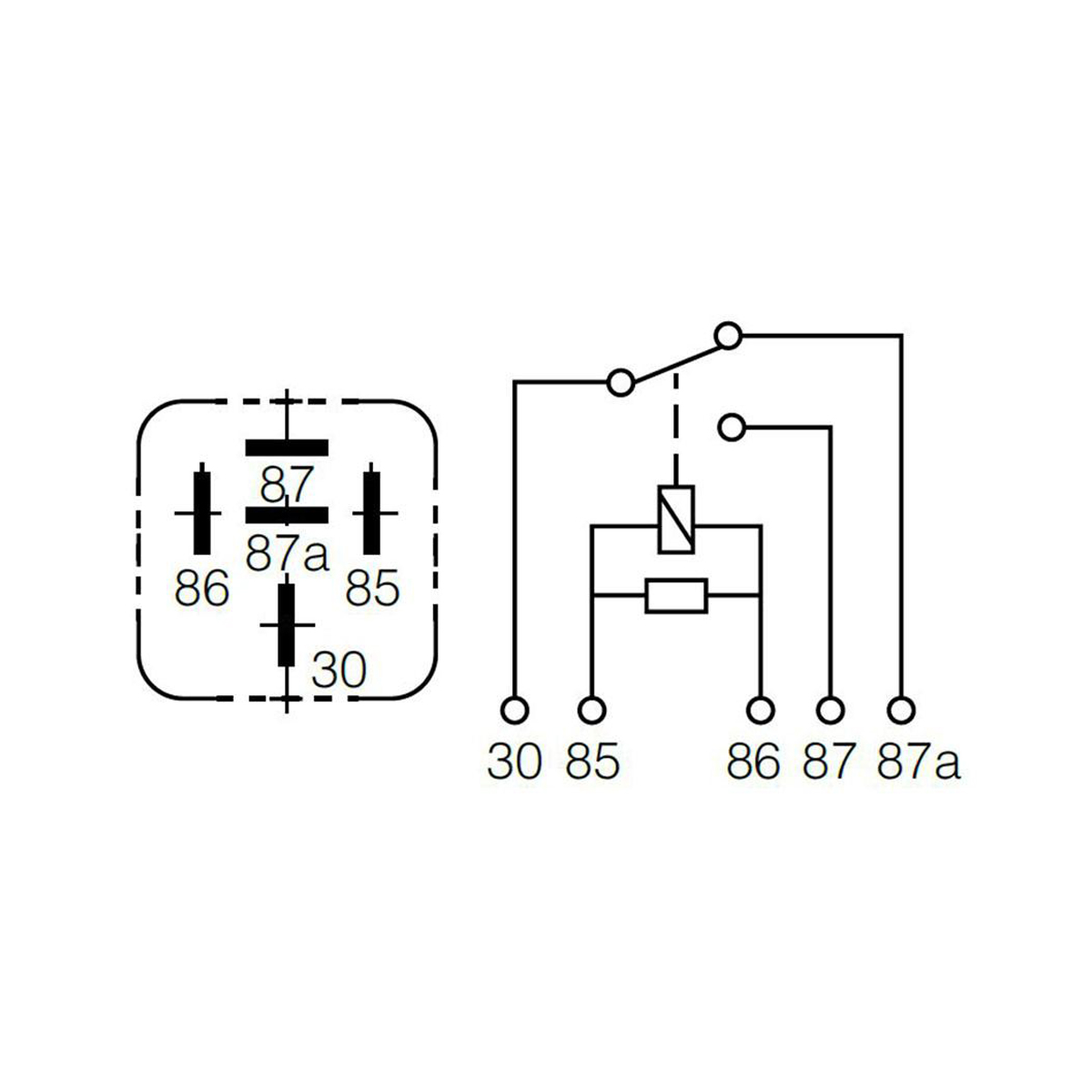 NARVA 12V 40A/30A 5 PIN RELAY