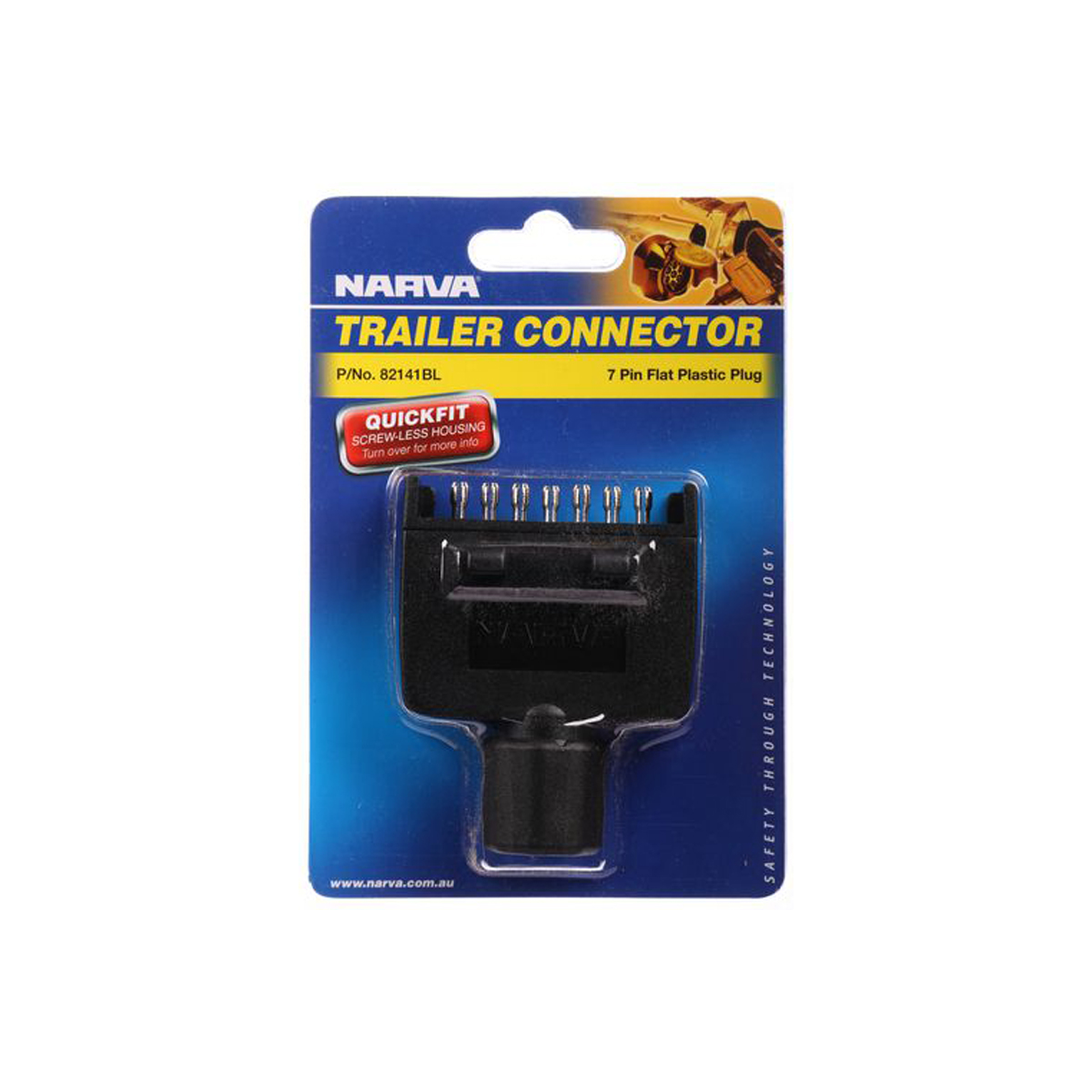 NARVA 7 PIN FLAT TRAILER PLUG