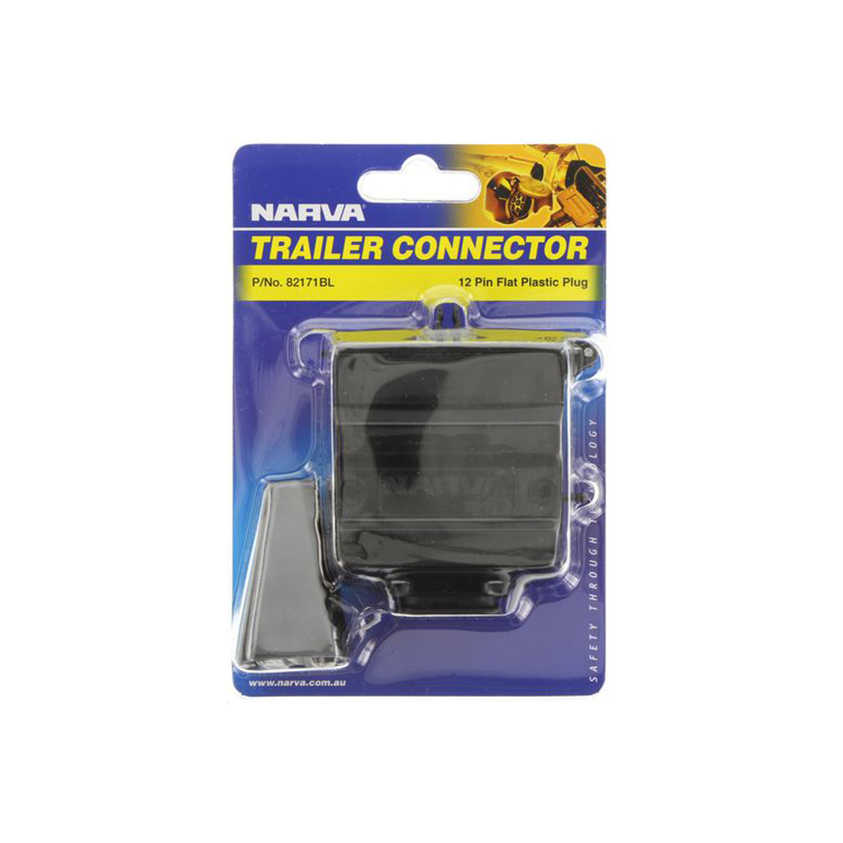 NARVA 12 PIN FLAT TRAILER PLUG