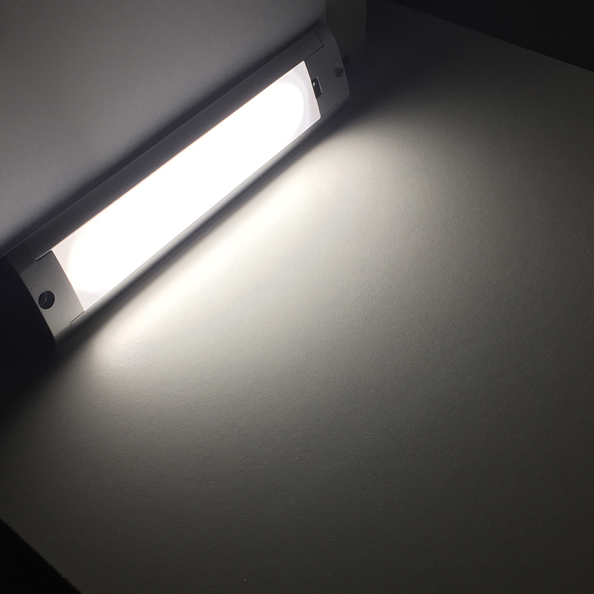 12V Led Sensor Bar Light 320mm Silver/White
