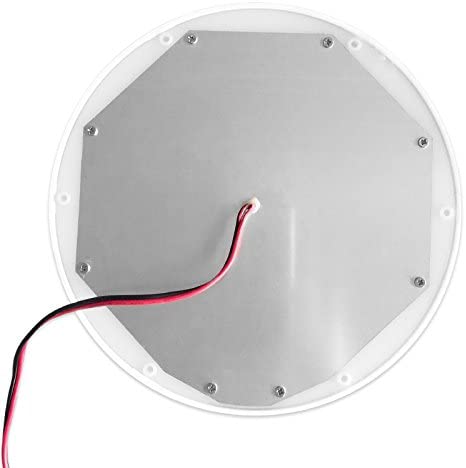 Dream Lighting 12V Cool White LED Slim Opal Chrome Shell Panel Light With Switch 216mm