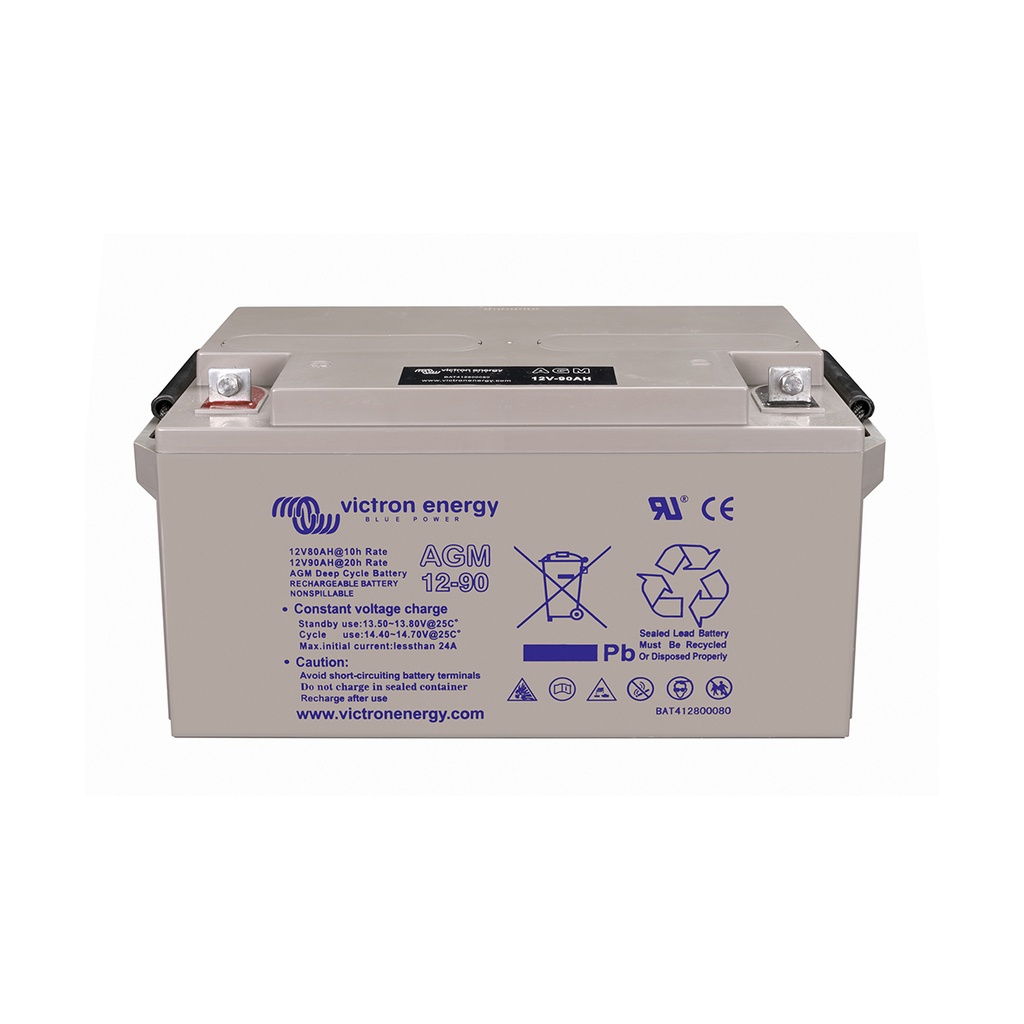 12V/90AH AGM DEEP CYCLE BATT.