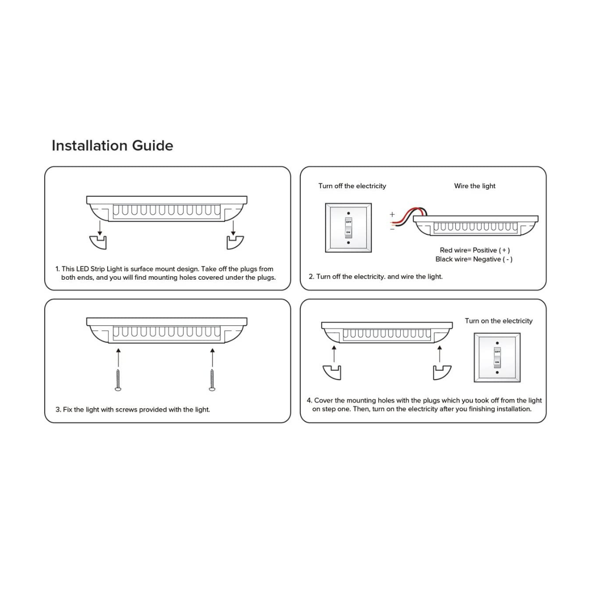 DREAM LIGHTING 12V Blue Light Waterproof Bar Light 154mm