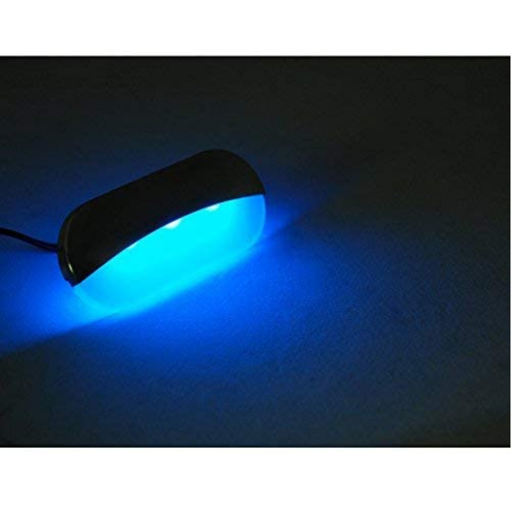 Dream Lighting 12V Cool White Half Moon Oblong Courtesy Light 74mm