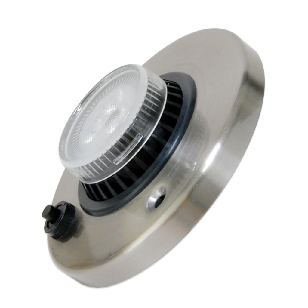 Dream Lighting 12V Cool White Silver Shell LED Directional Eyeball Cabinet Light 98mm