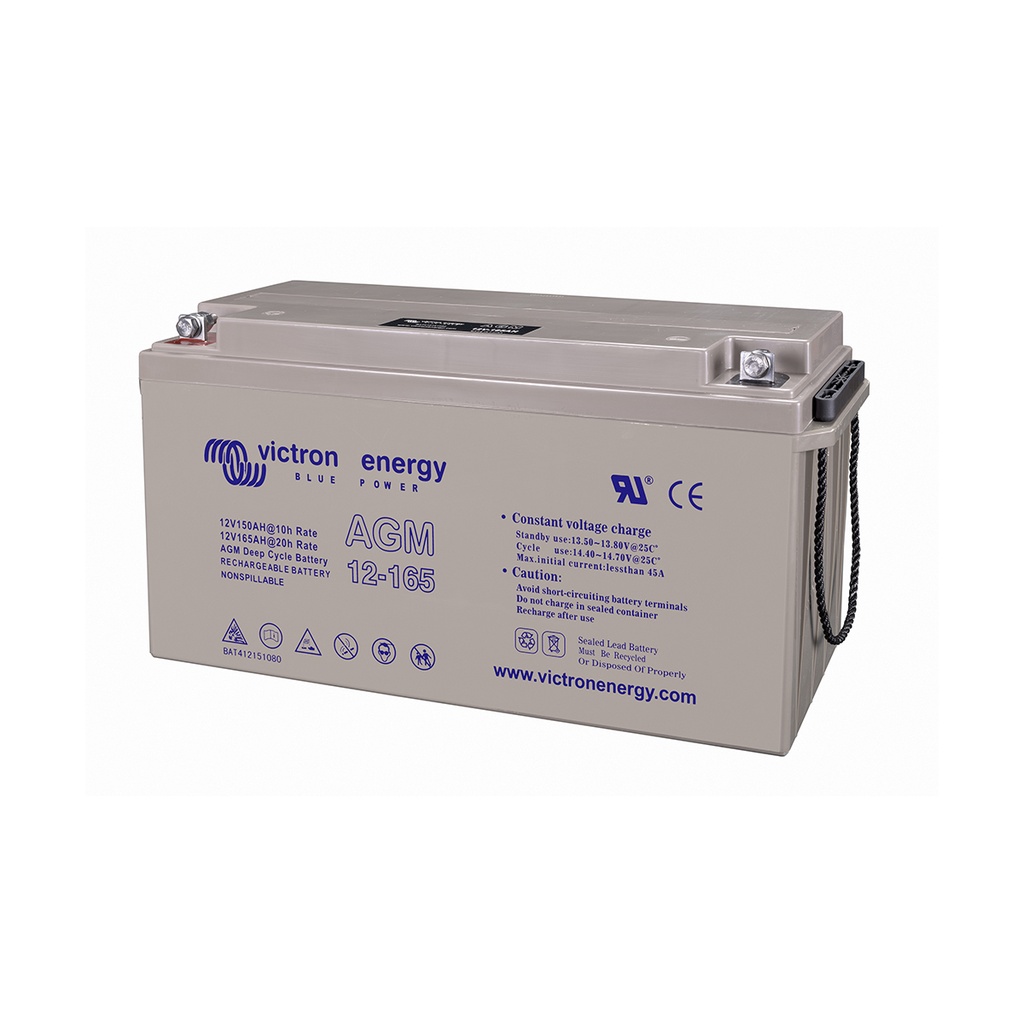12V/165AH AGM DEEP CYCLE BATT.