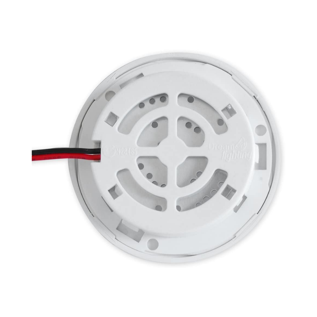 Dream Lighting 12V Warm White Silver Shell LED Recessed Mount Dot-Free Downlight 70mm