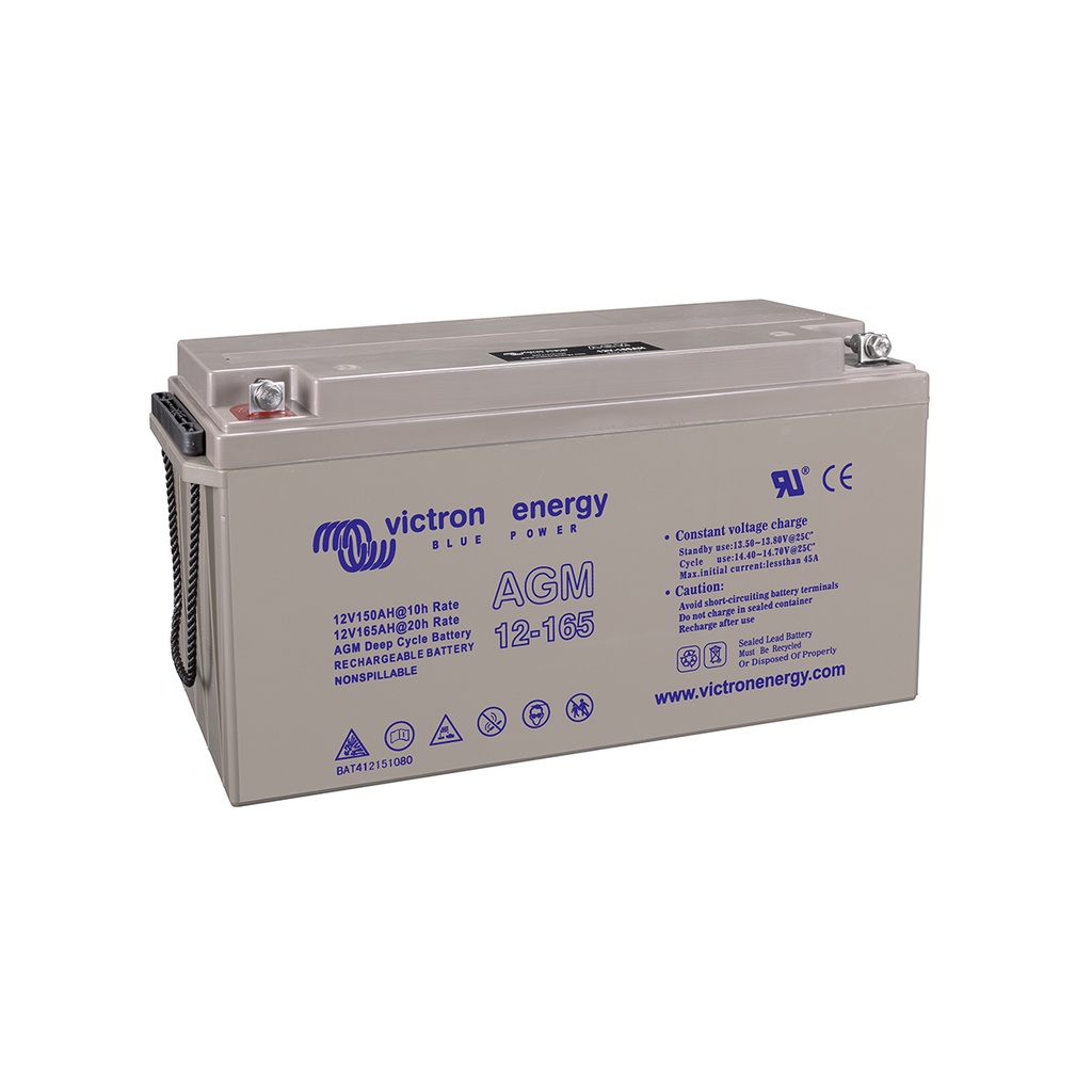 12V/165AH AGM DEEP CYCLE BATT.