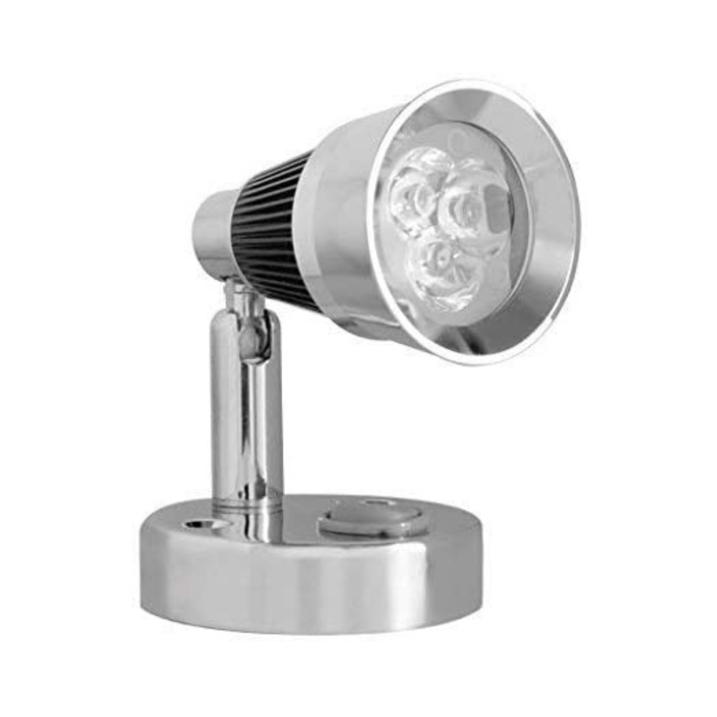 Dream Lighting 12V Cool White LED Frilly Swivel Chart Reading Light