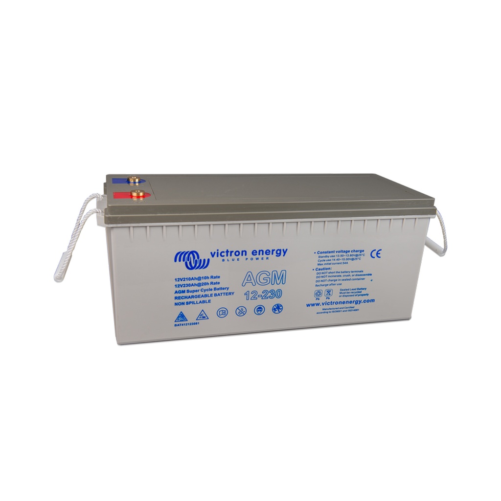 12V/230AH AGM SUPER CYCLE BATT. (M8)