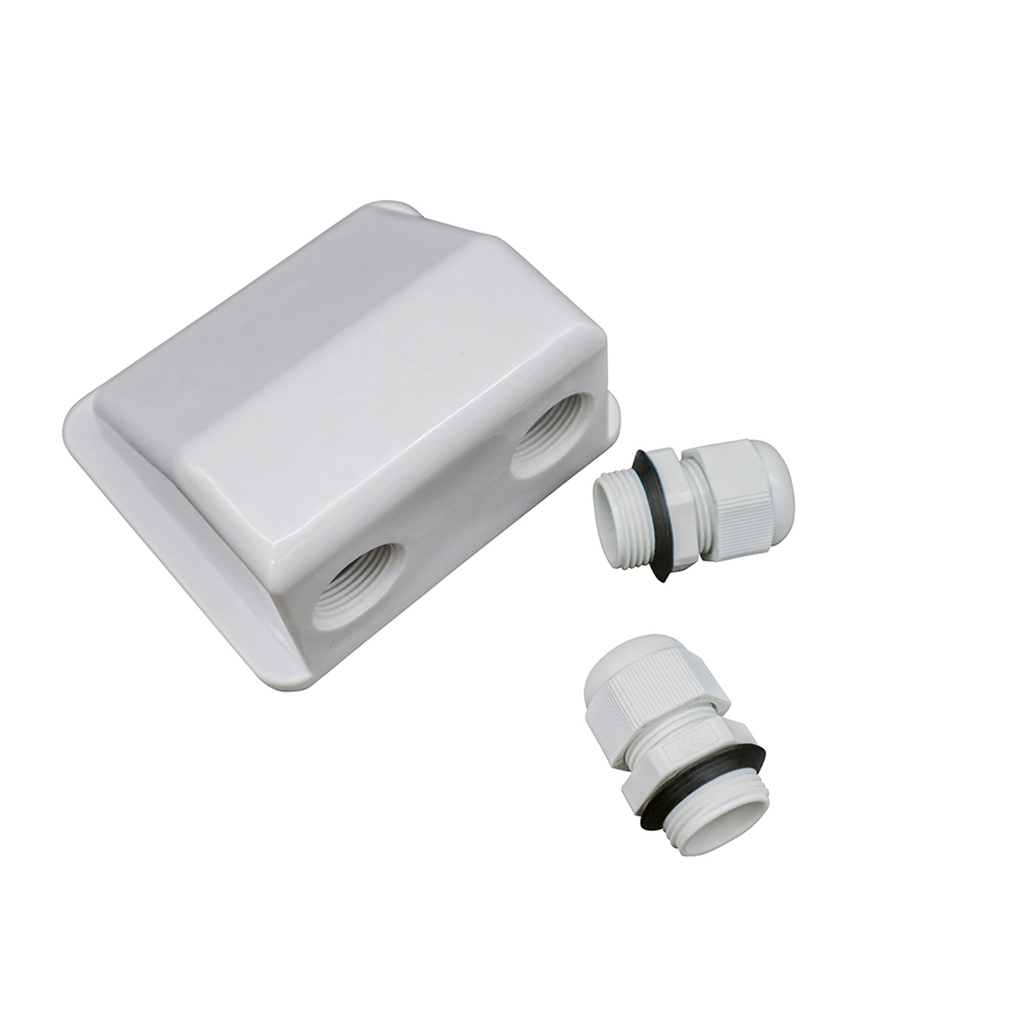 ALVOLTA White Dual Entry Junction Box