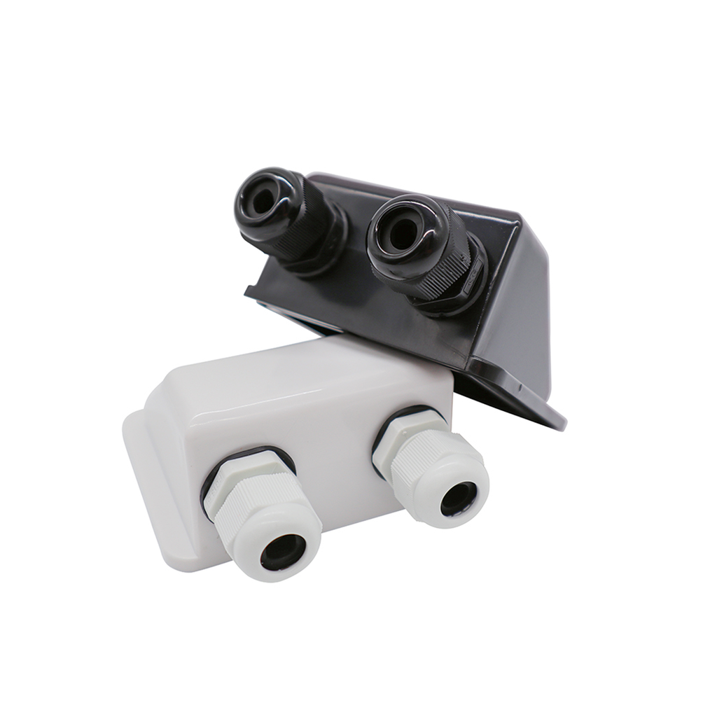 ALVOLTA Black Dual Entry Junction Box