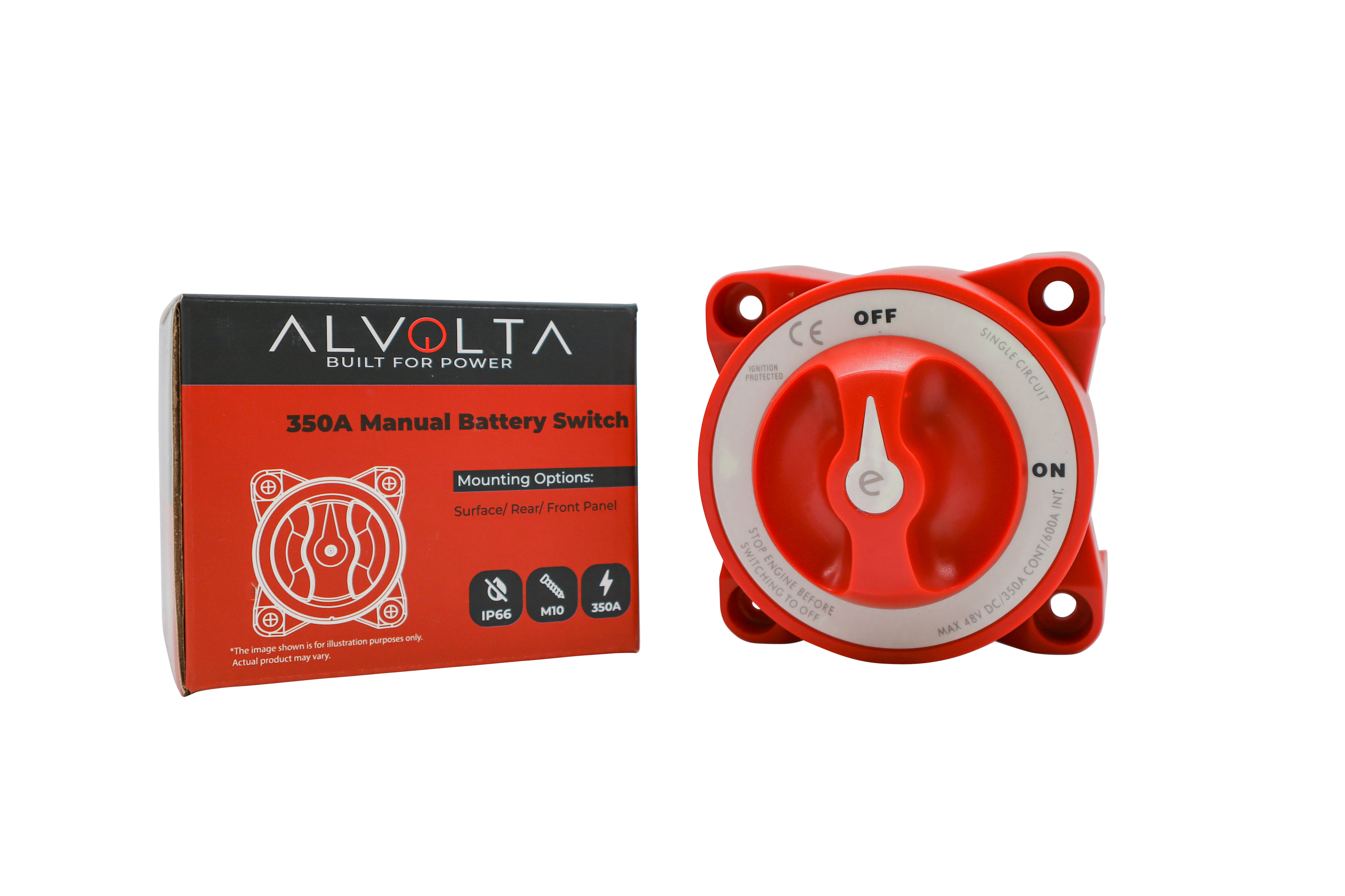BATTERY SWITCH 350A ON/OFF W/AFD