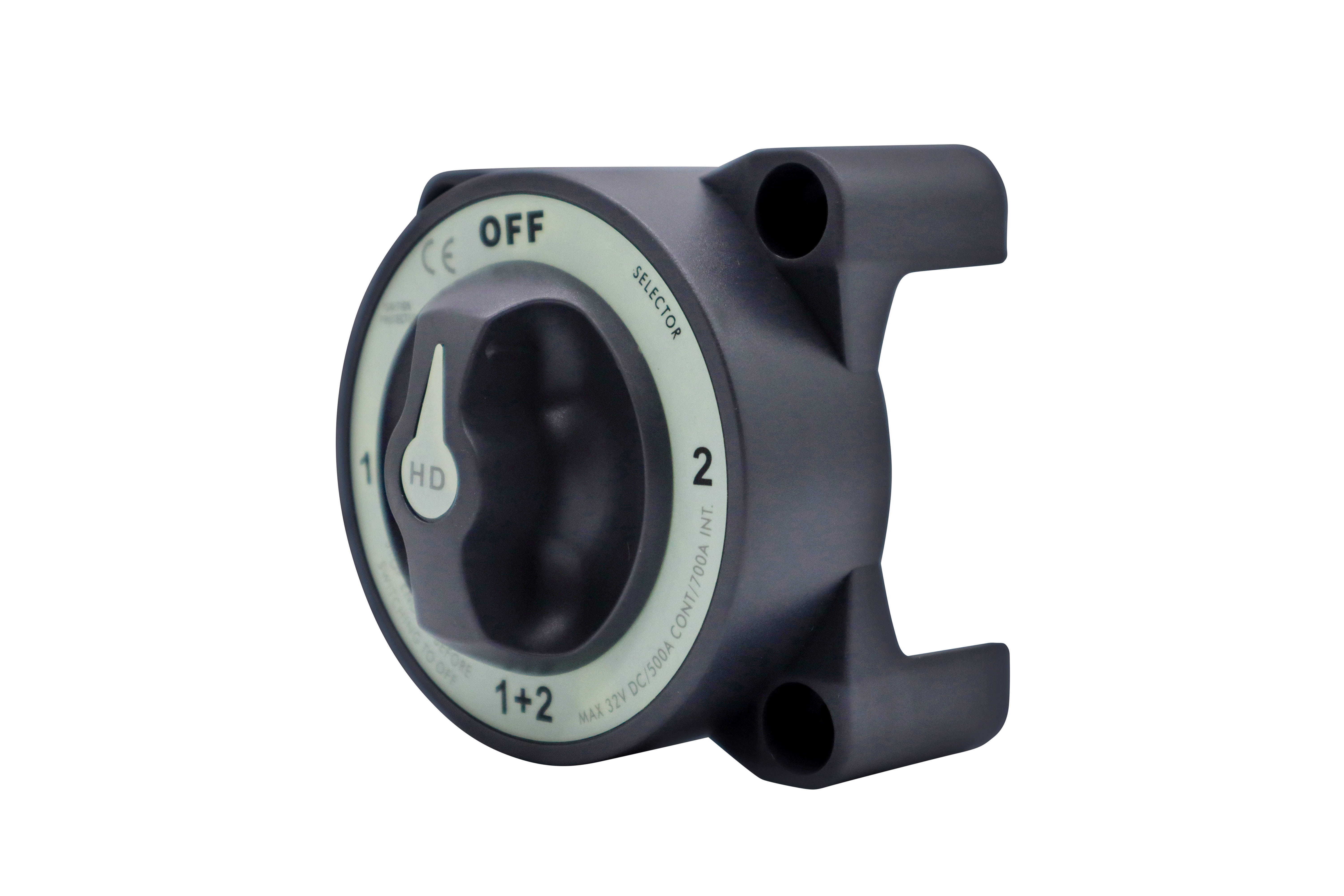 Battery Switch HD 4 Position 500A w/AFD