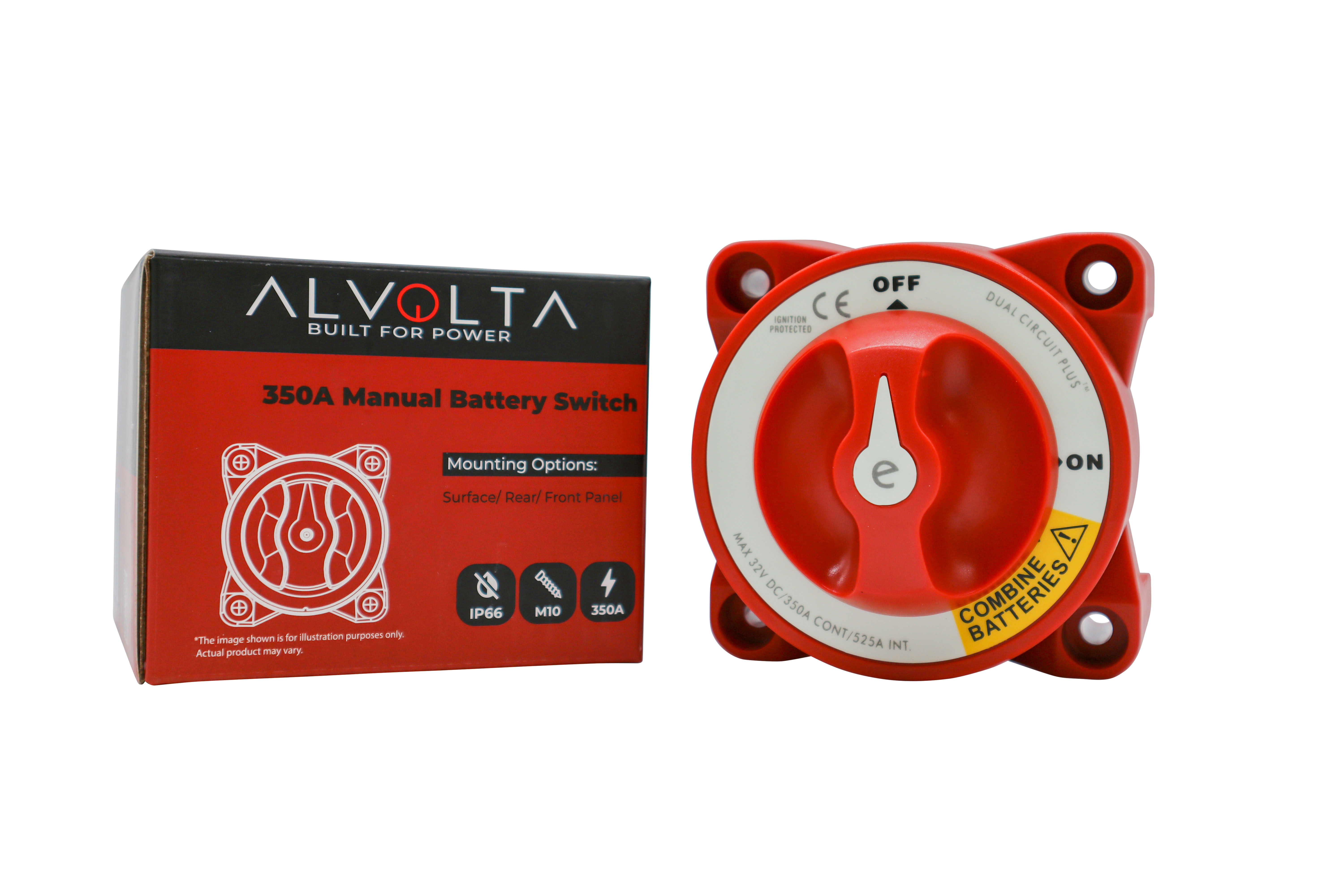 E-SERIES 350A BATTERY SWITCH DUAL CIRCUIT PLUS
