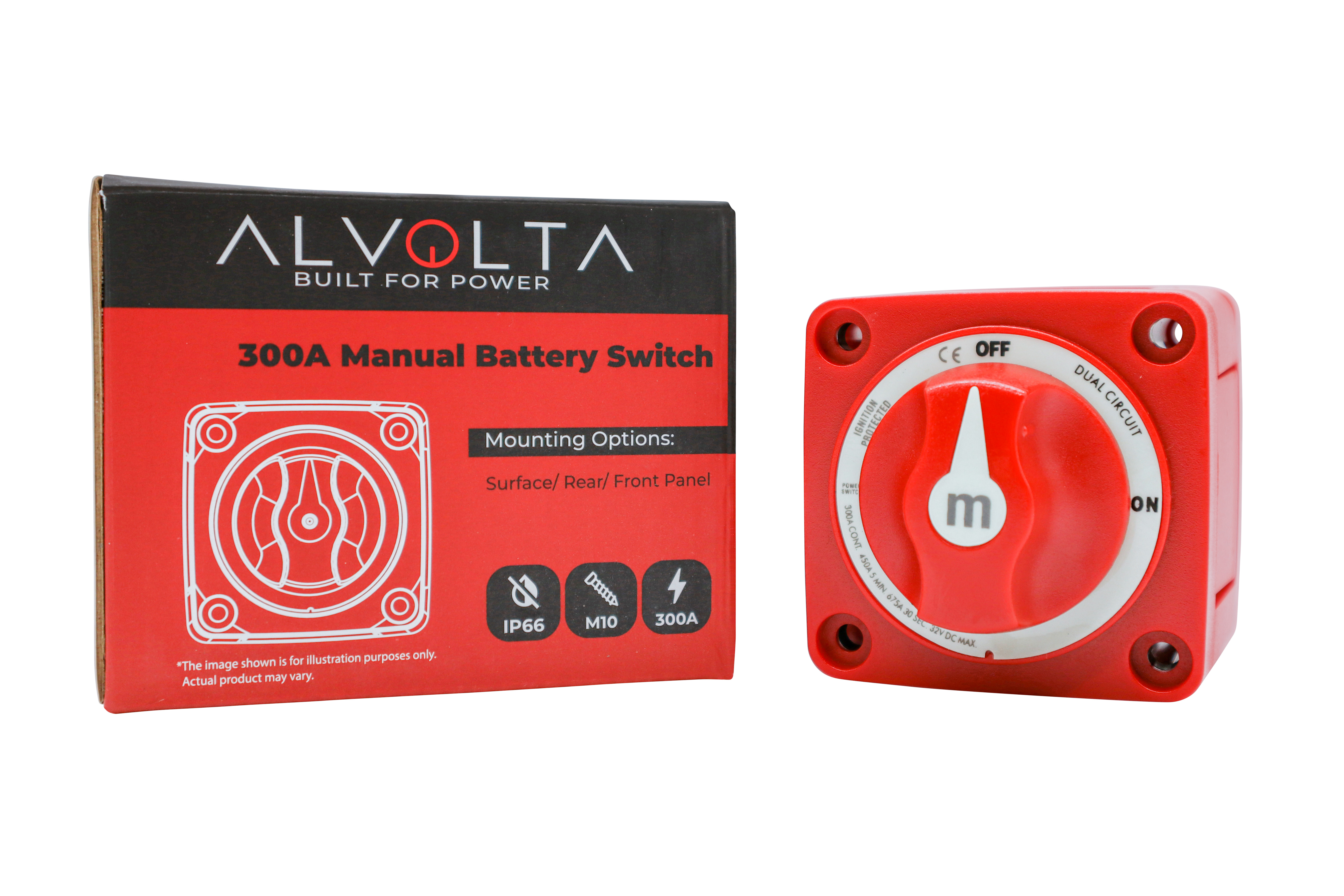 Dual Circuit 300A Mini Battery Switch
