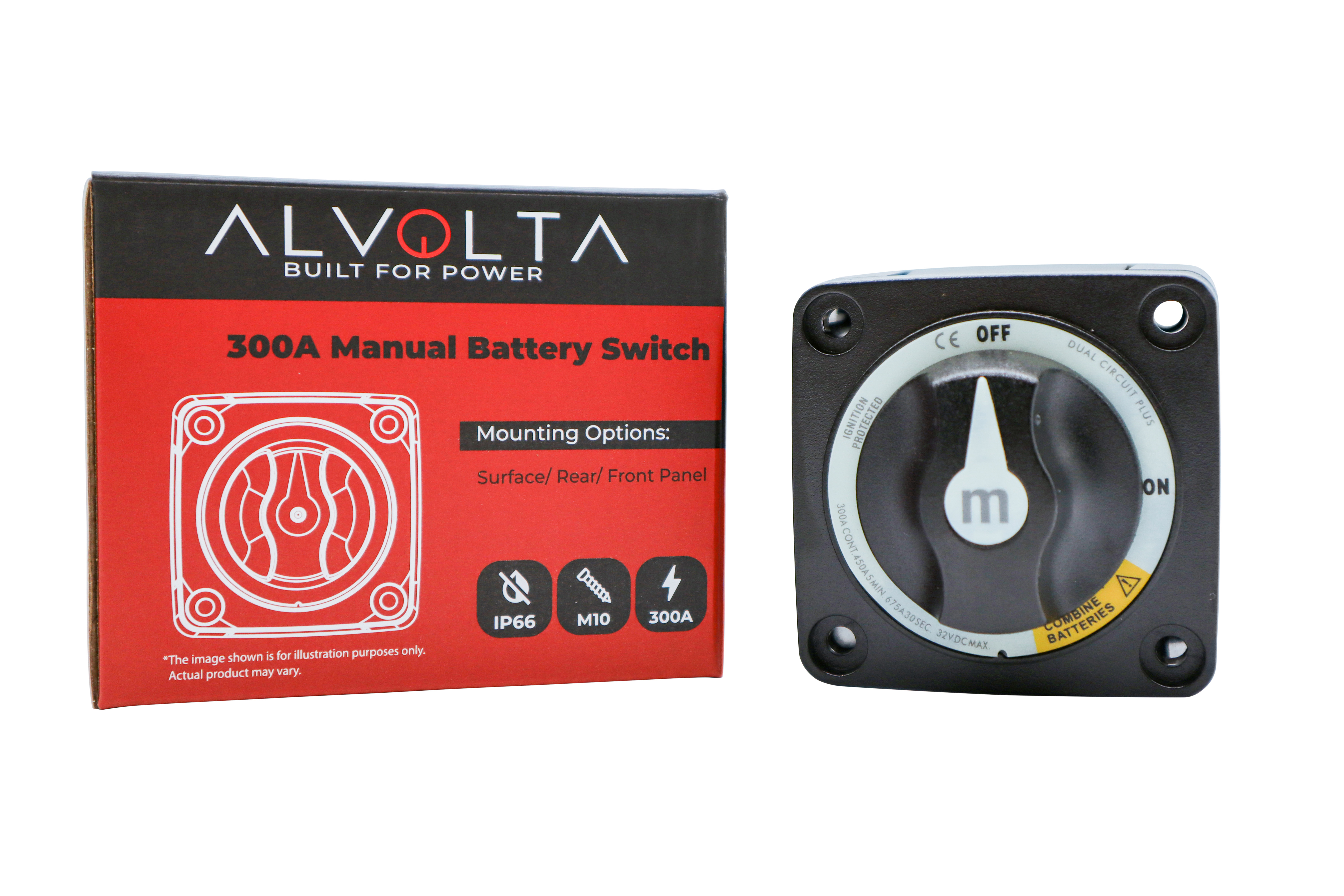 Dual Circuit Plus 300A Mini Battery Switch