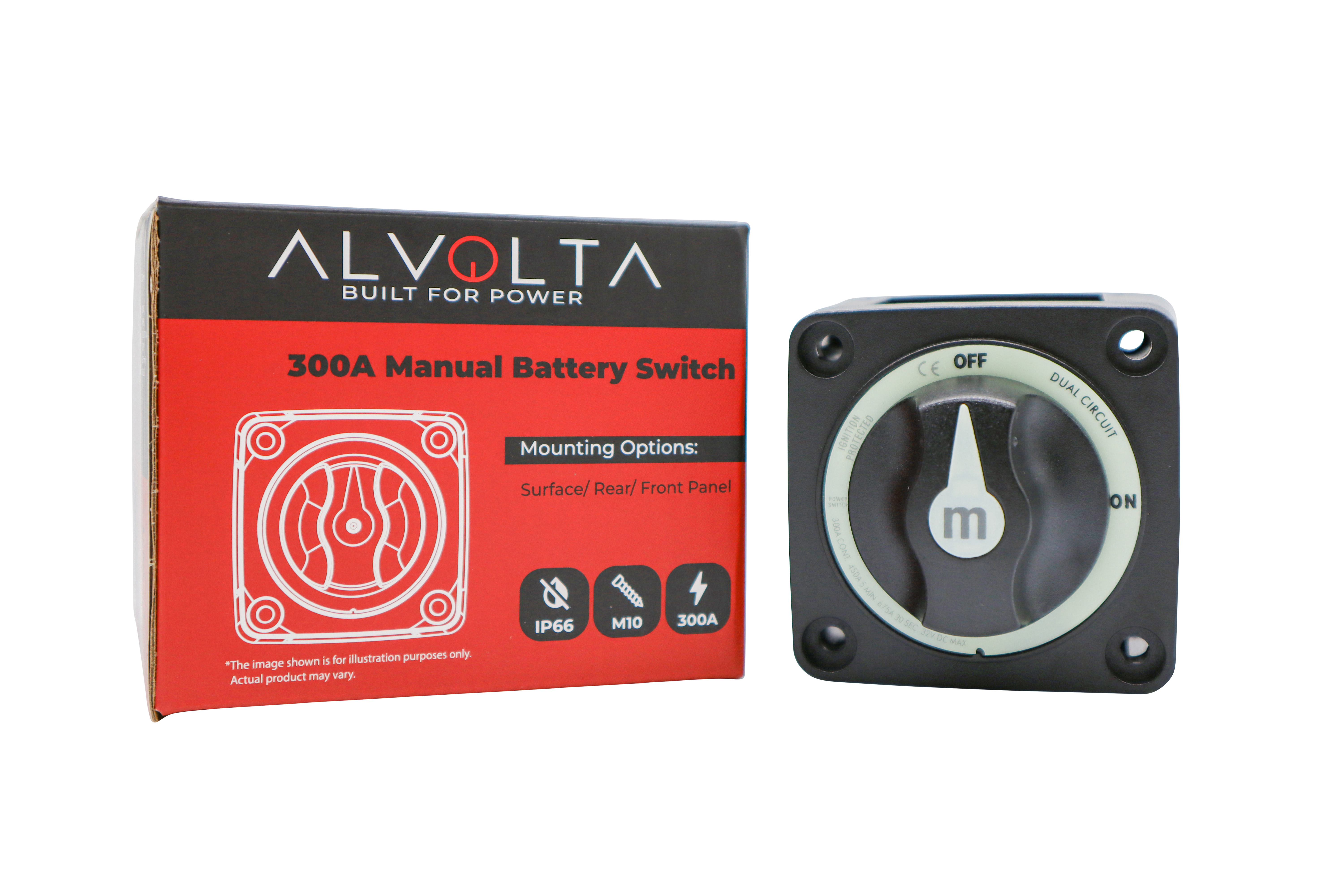 Dual Circuit 300A Mini Battery Switch