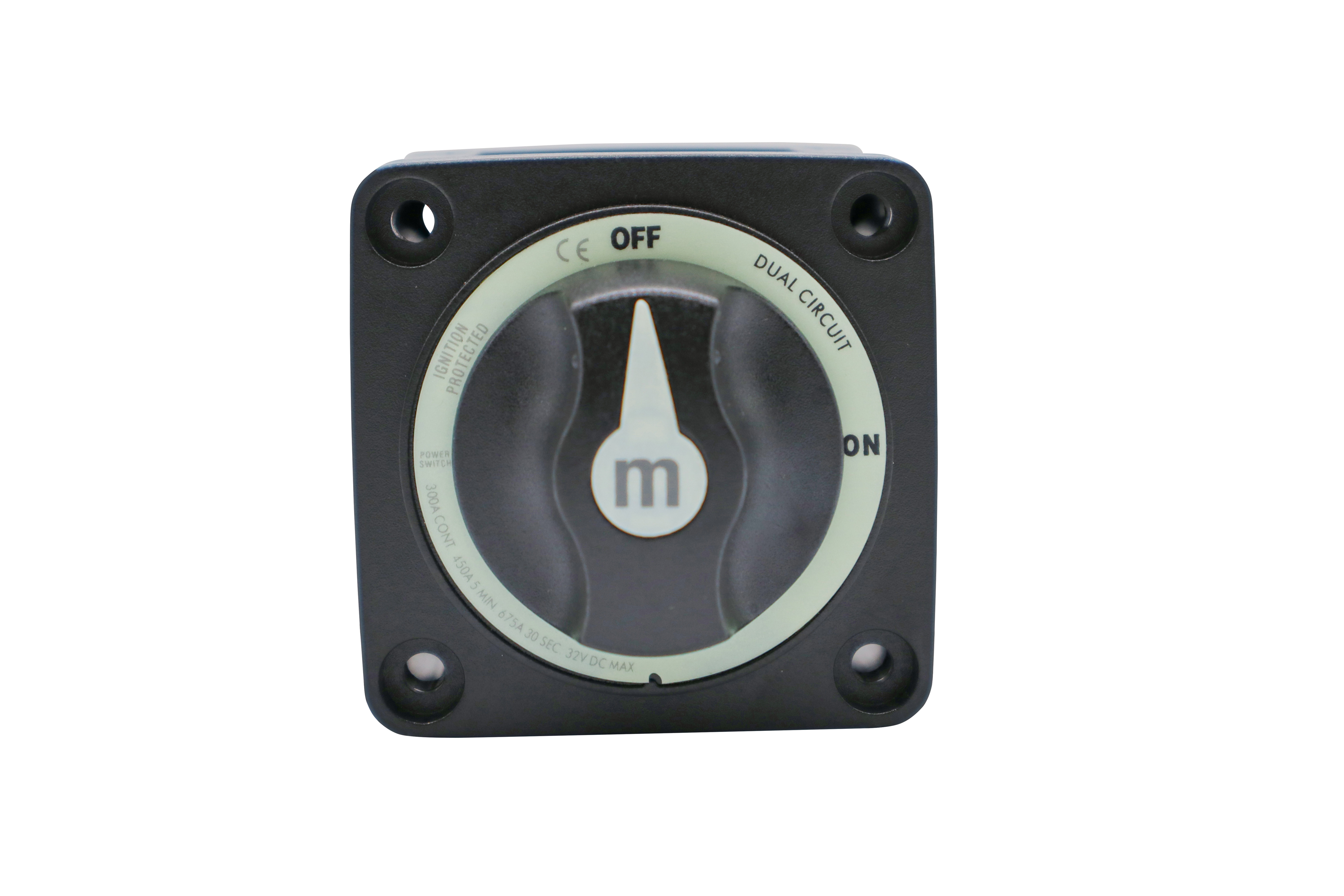 Dual Circuit 300A Mini Battery Switch