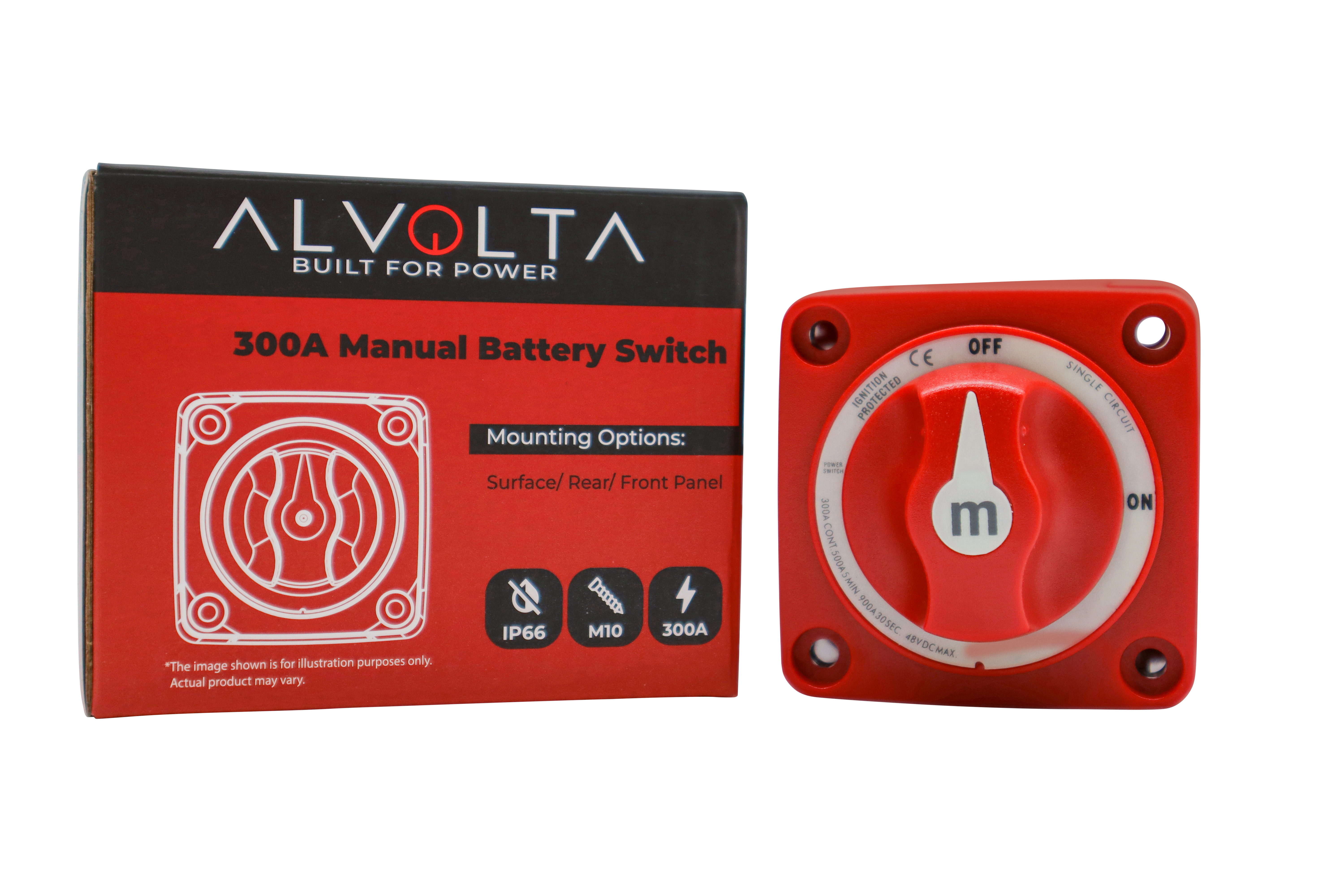 Single Circuit On-Off 300A Mini Battery Switch