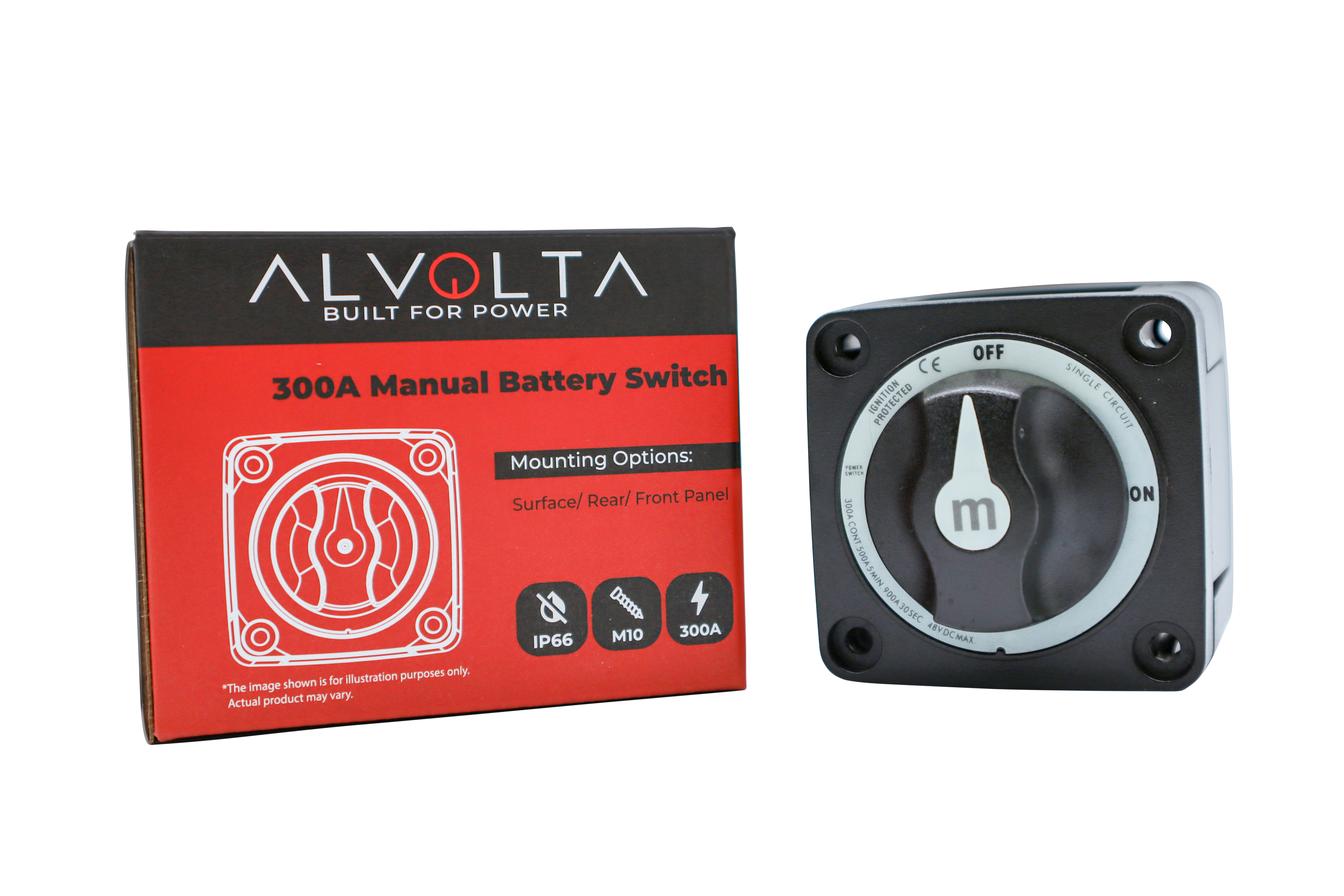 Single Circuit On-Off 300A Mini Battery Switch