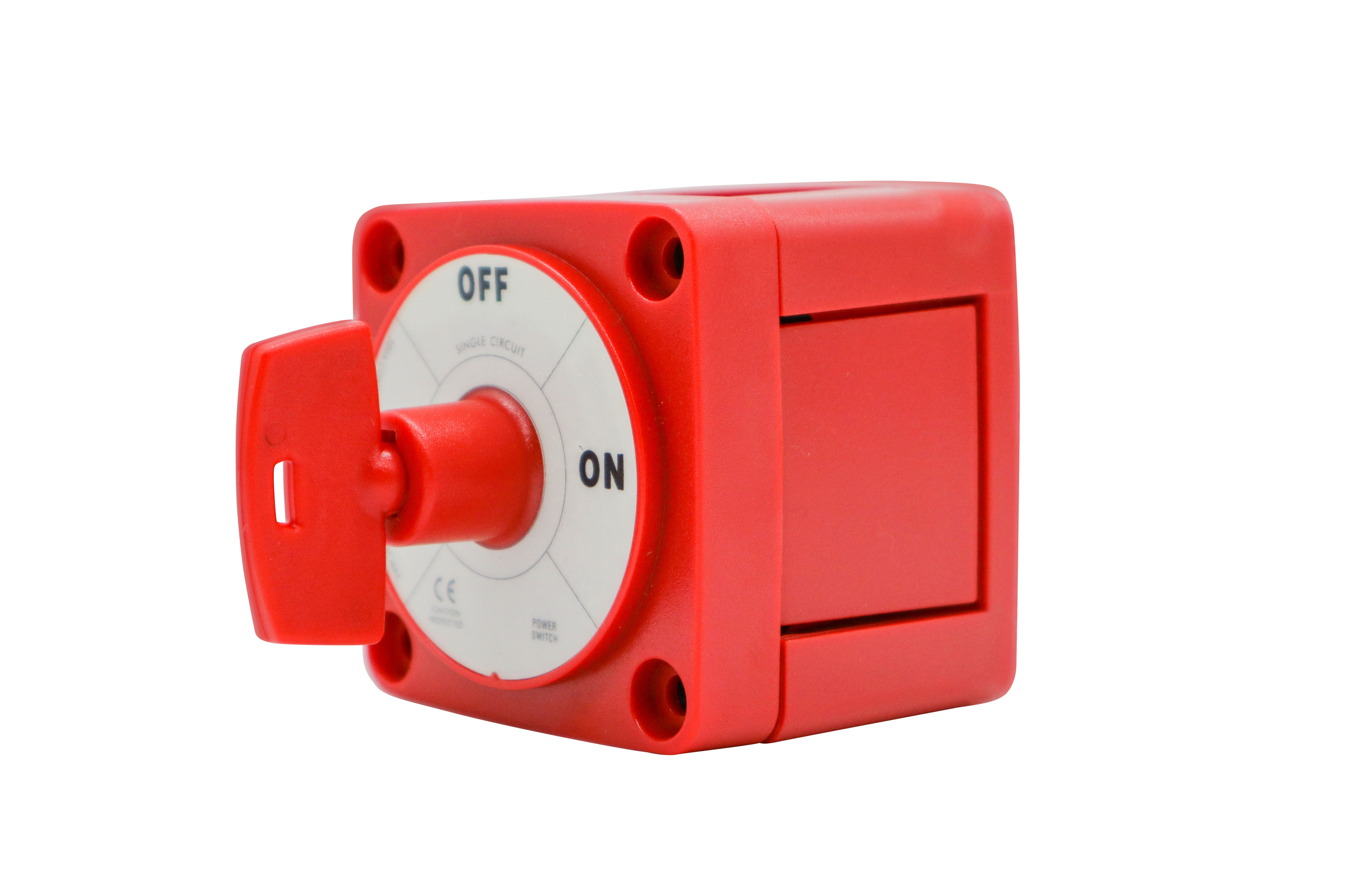 Single Circuit On-Off Battery Switch W/Key
