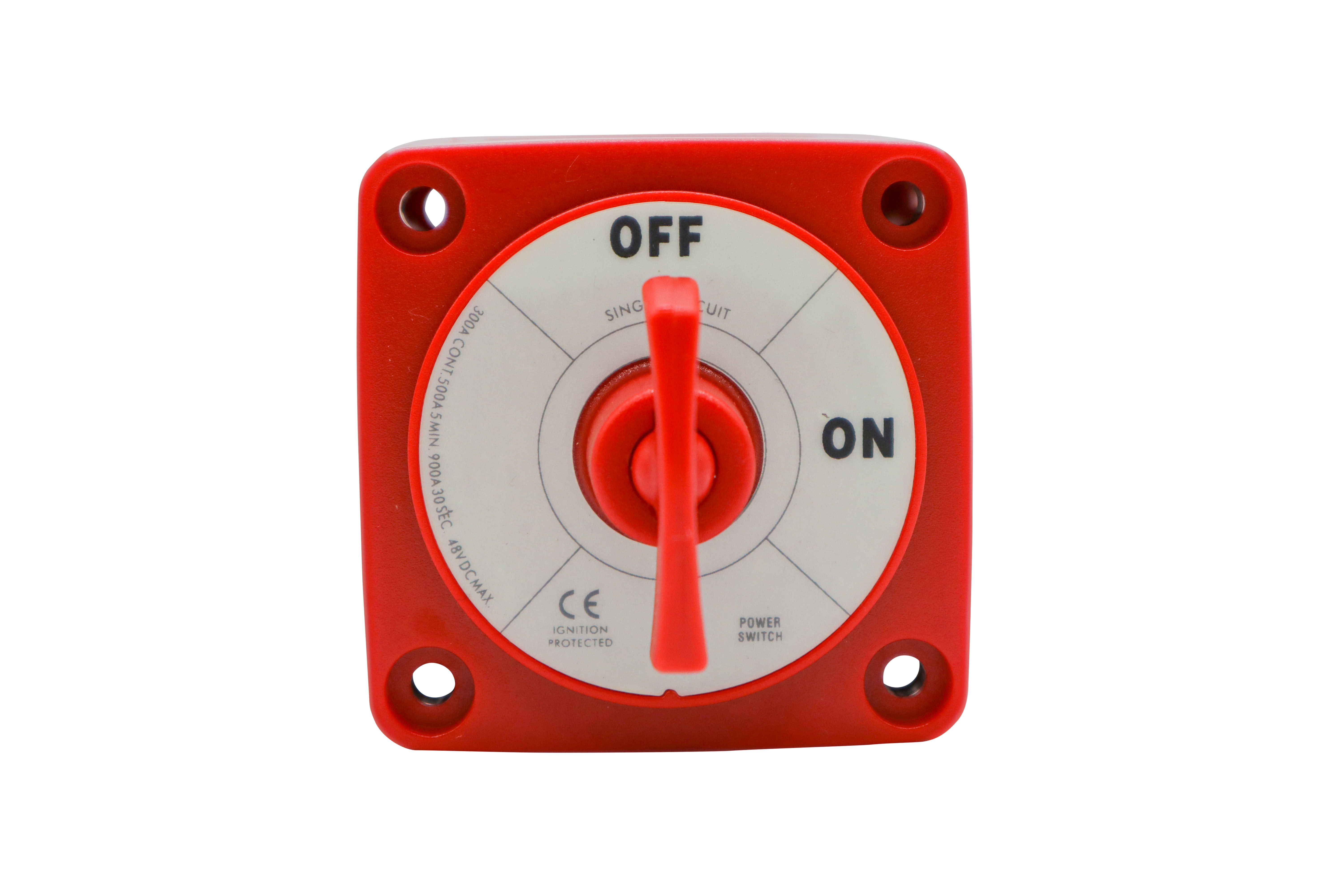 Single Circuit On-Off Battery Switch W/Key