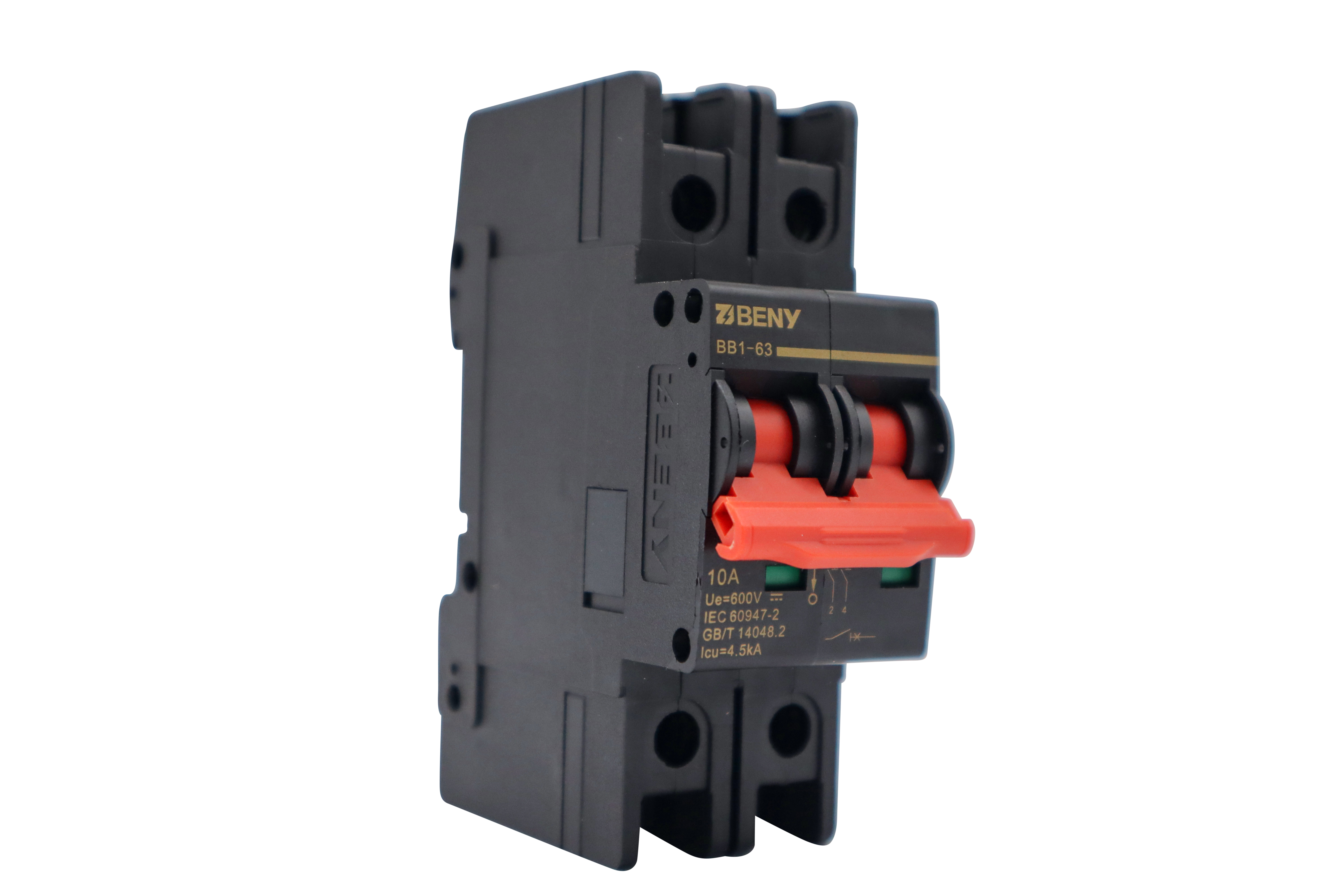 ZJ BENY 10A 2P DC Circuit Breaker 600V