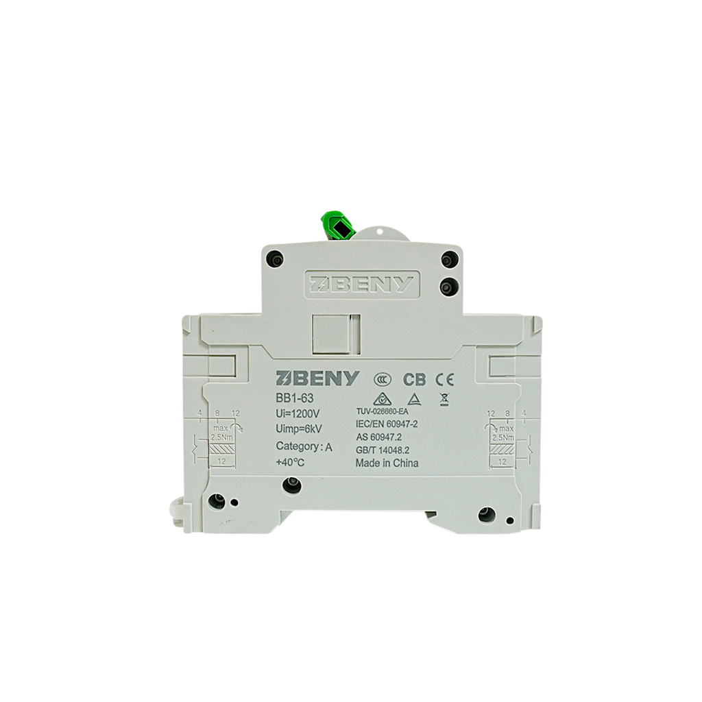 ZJ BENY 20A 2P DC Circuit Breaker 600V