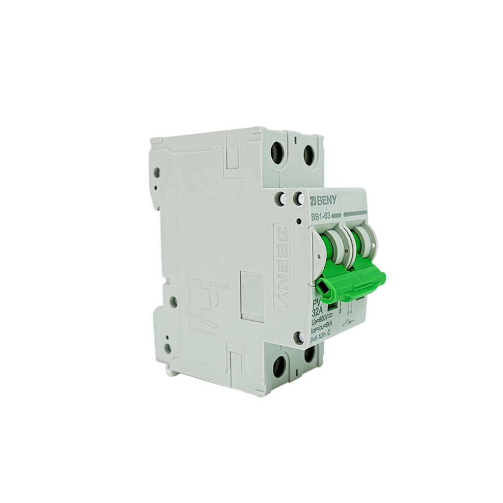 ZJ BENY 32A 2P DC Circuit Breaker 600V 