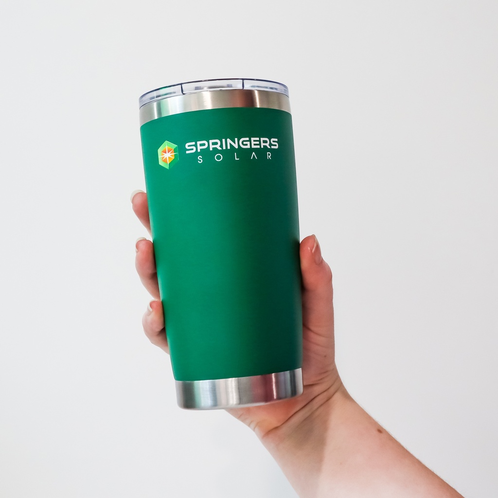 Springers 600ml Tumbler with Leak-Resistant Lid