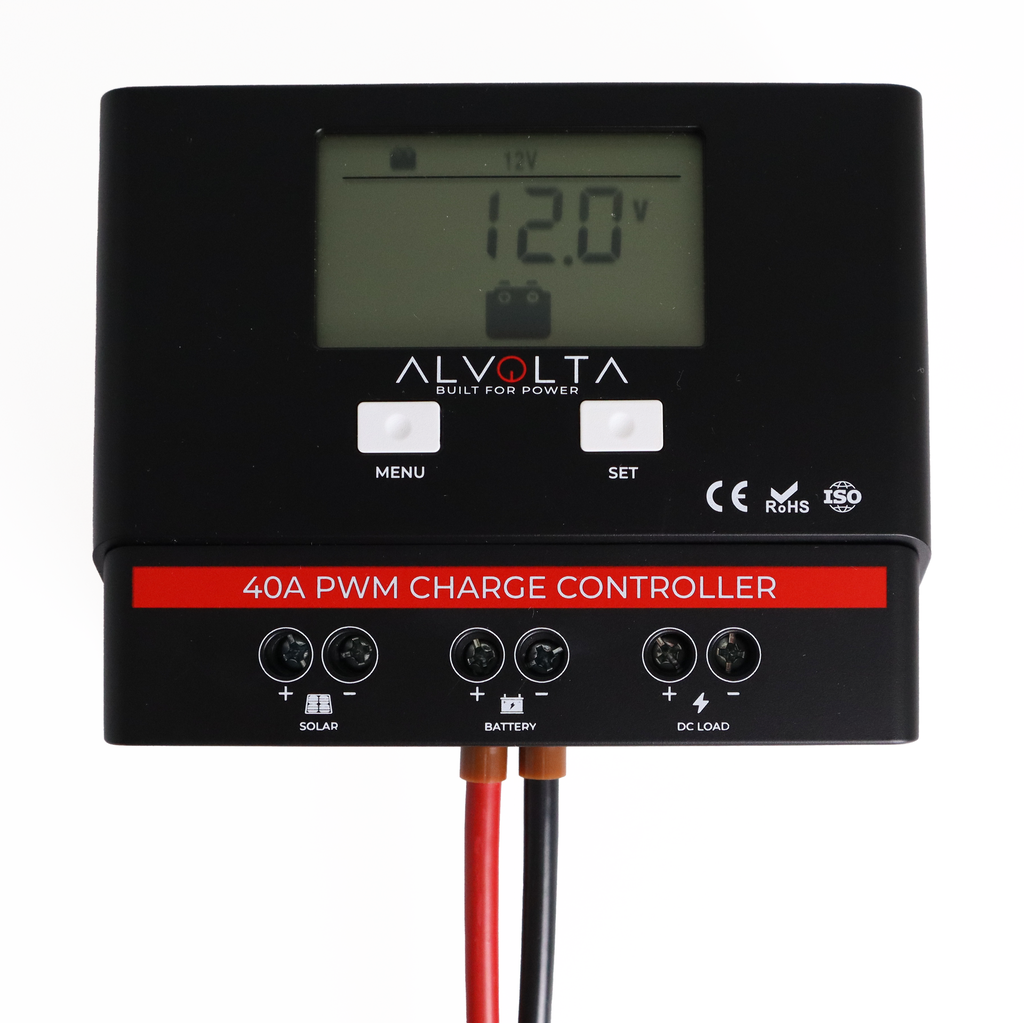 Alvolta 40A 12/24V PWM Solar Controller