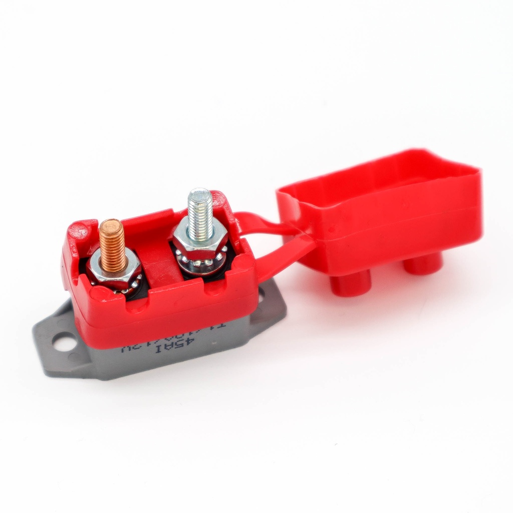 Auto-Reset Circuit Breaker 50A W/Red Cover