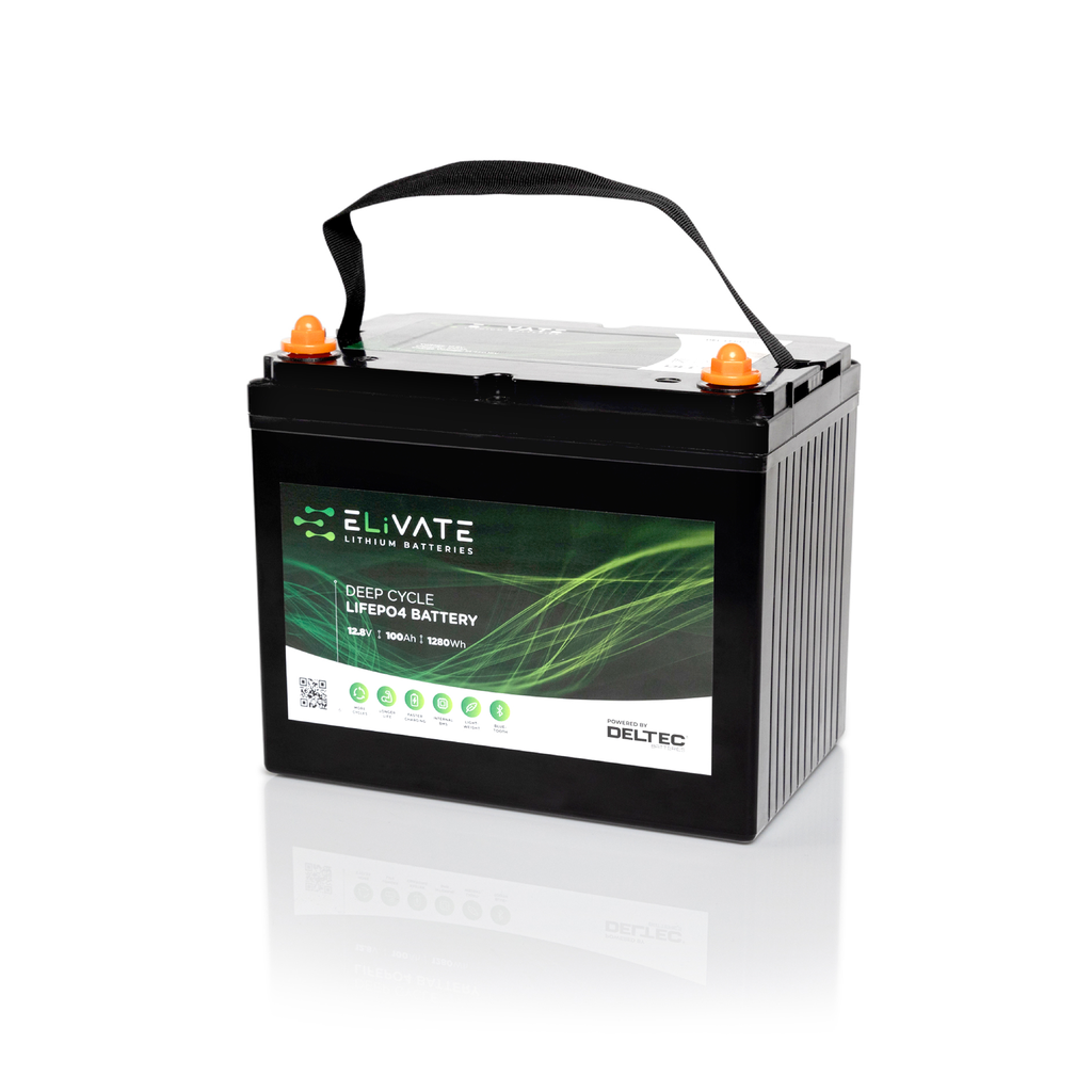 ELiVATE 12V 100A Lithium Battery (Bluetooth)