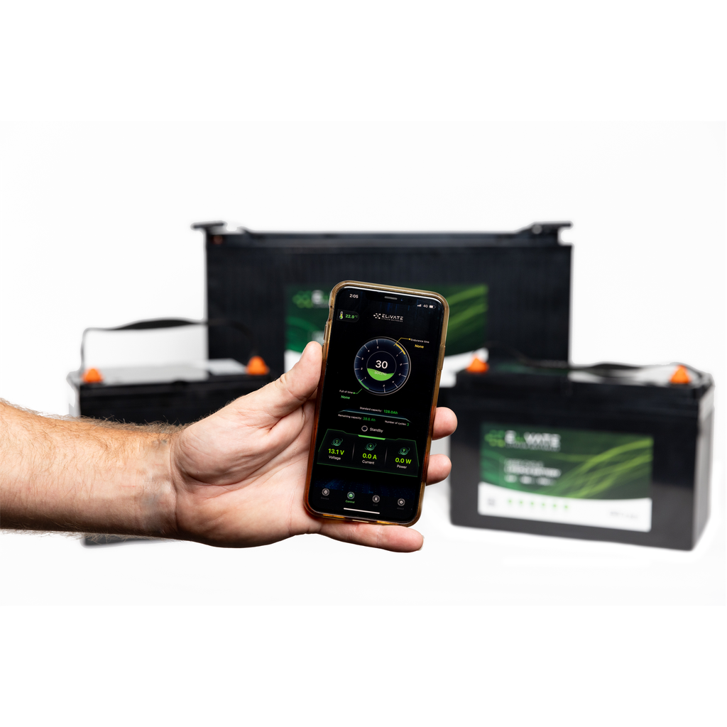 ELiVATE 12V 140A Lithium Battery (Bluetooth)