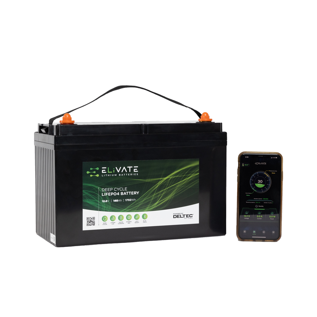 ELiVATE 12V 140A Lithium Battery (Bluetooth)