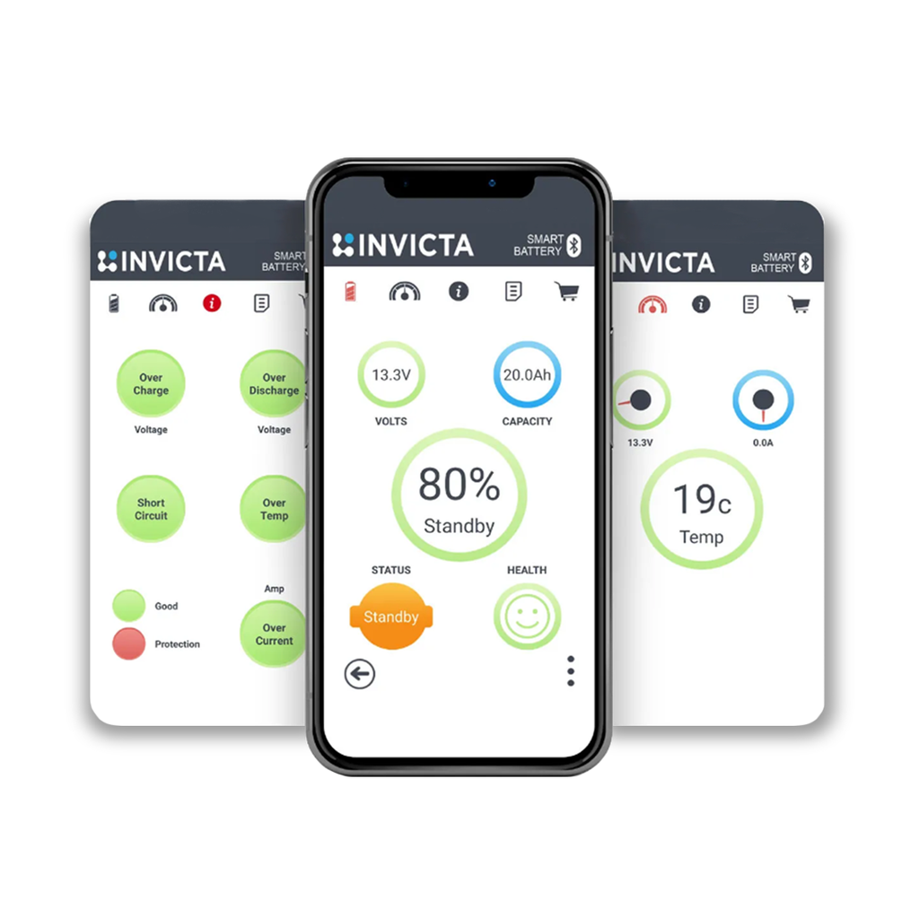 Invicta Xero 12V 200Ah Lifepo4 Battery (Bluetooth)