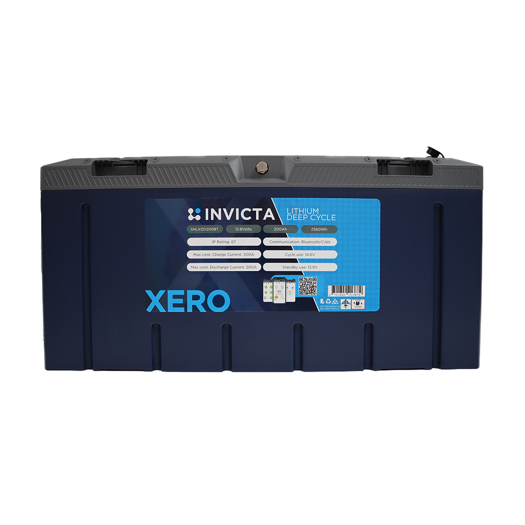 Invicta Xero 12V 200Ah Lifepo4 Battery (Bluetooth)