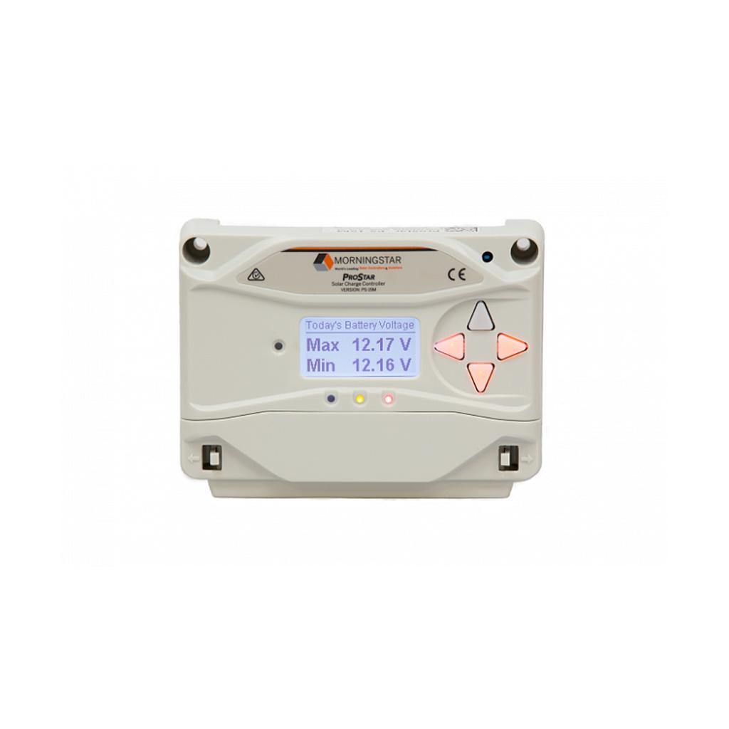 Morningstar ProStar PWM 12/24V 15A with Meter