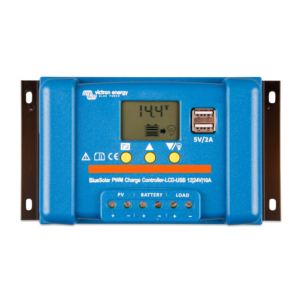 Victron BlueSolar PWM - LCD & USB 12/24V-10A
