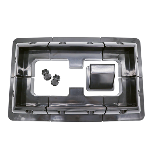 [AWB-7P] Alvolta 7 Piece Solar Panel Mounting Kit Black