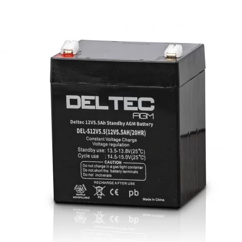 Deltec 12V 5.5Ah Standby AGM Battery