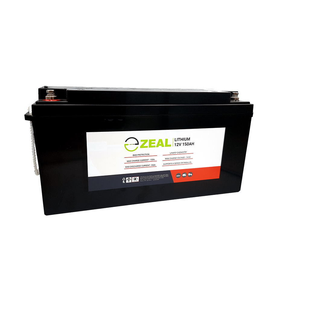 Zeal 12V 150Ah LiFePO4 Battery