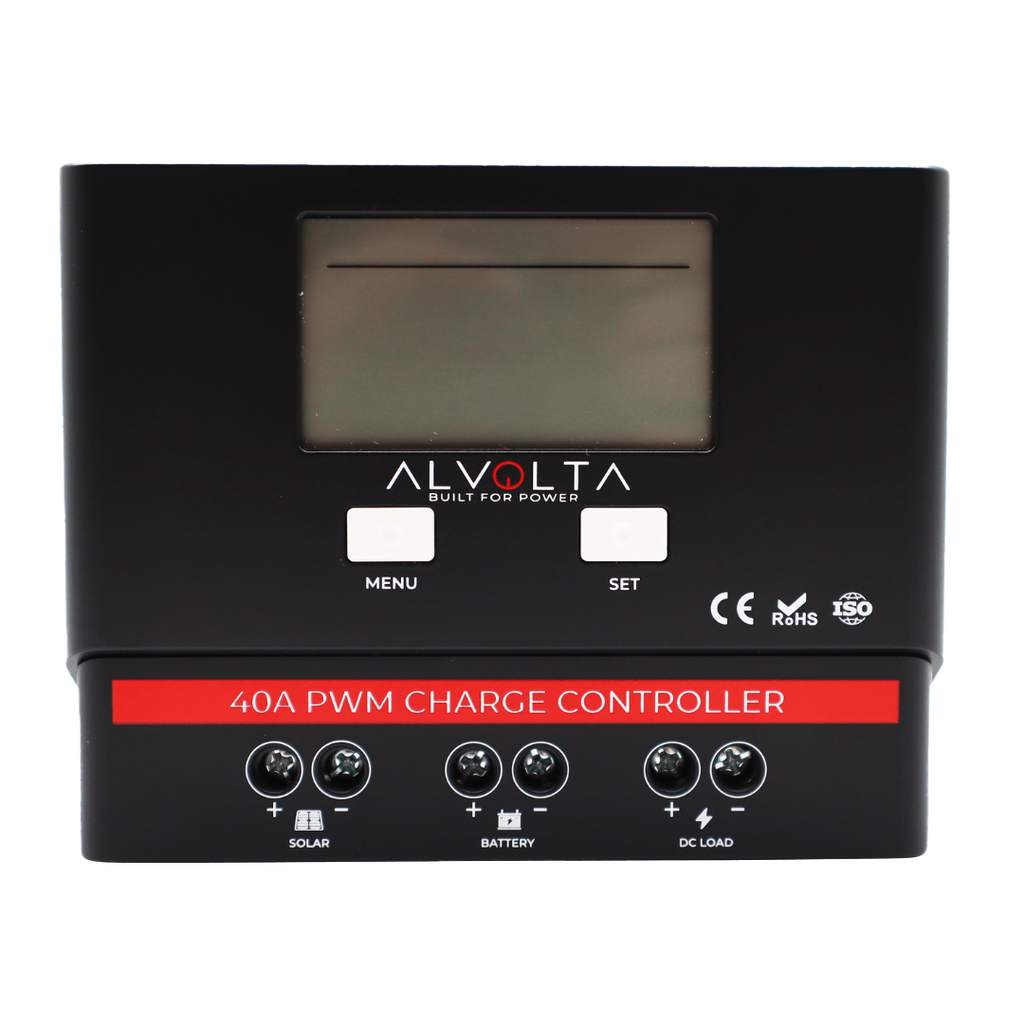 Alvolta 40A 12/24V PWM Solar Controller